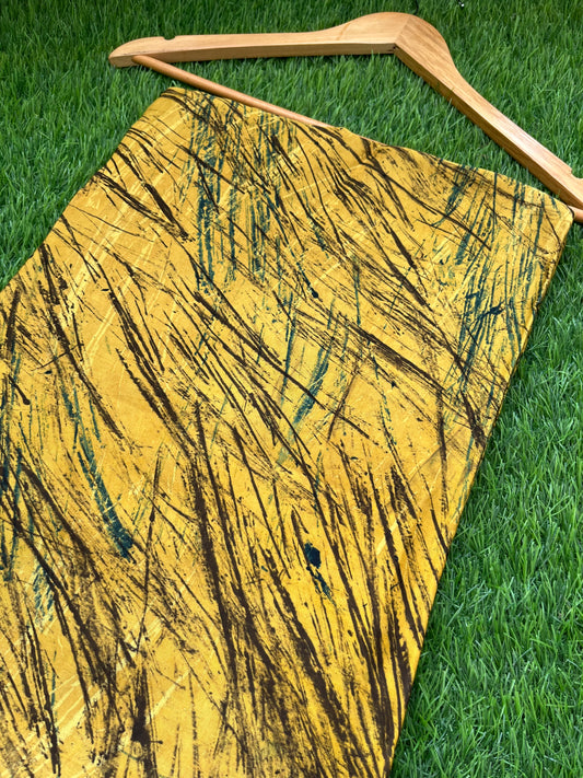 Modal Silk ajrakh fabric