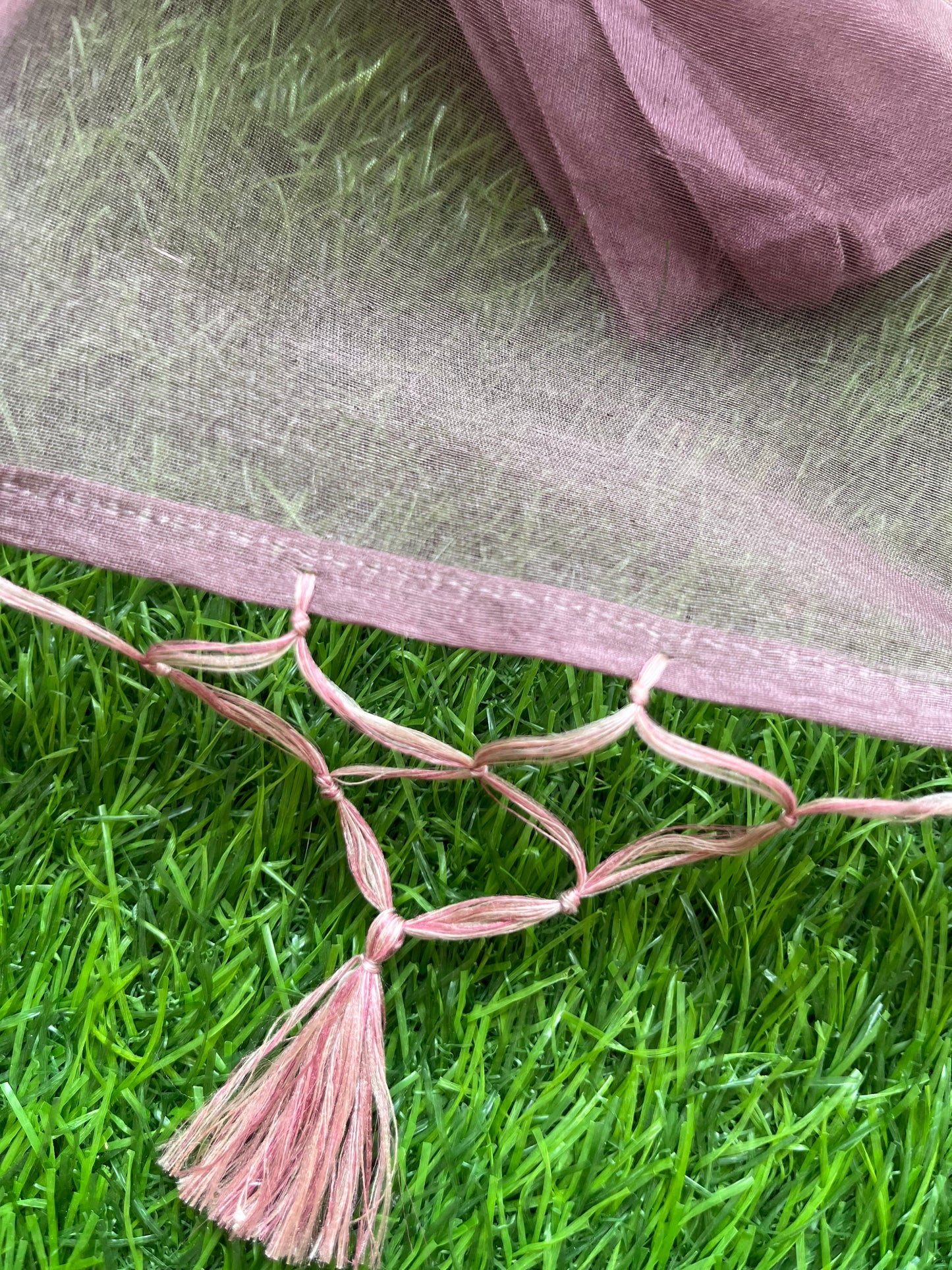 त्योहार् -Banarasi organza dupatta chanderi fabric