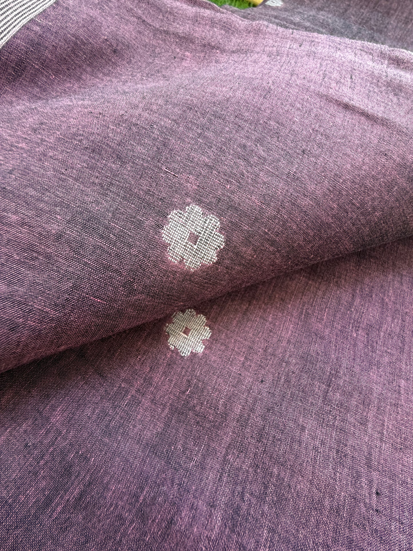 Jaamdani mul fabric