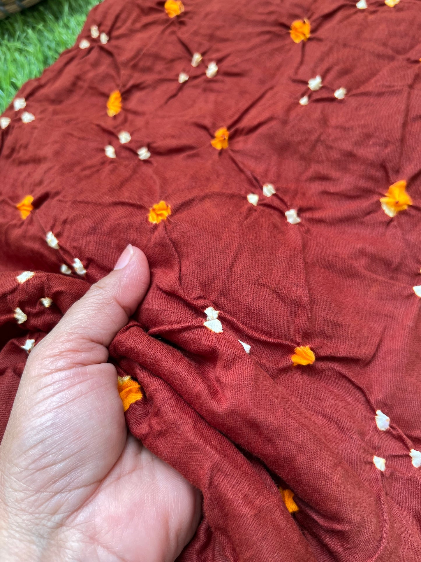 Cotton bandhani kurta