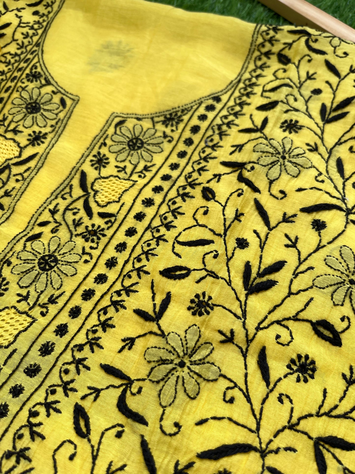 Chanderi Chikankari Kurta Dupatta