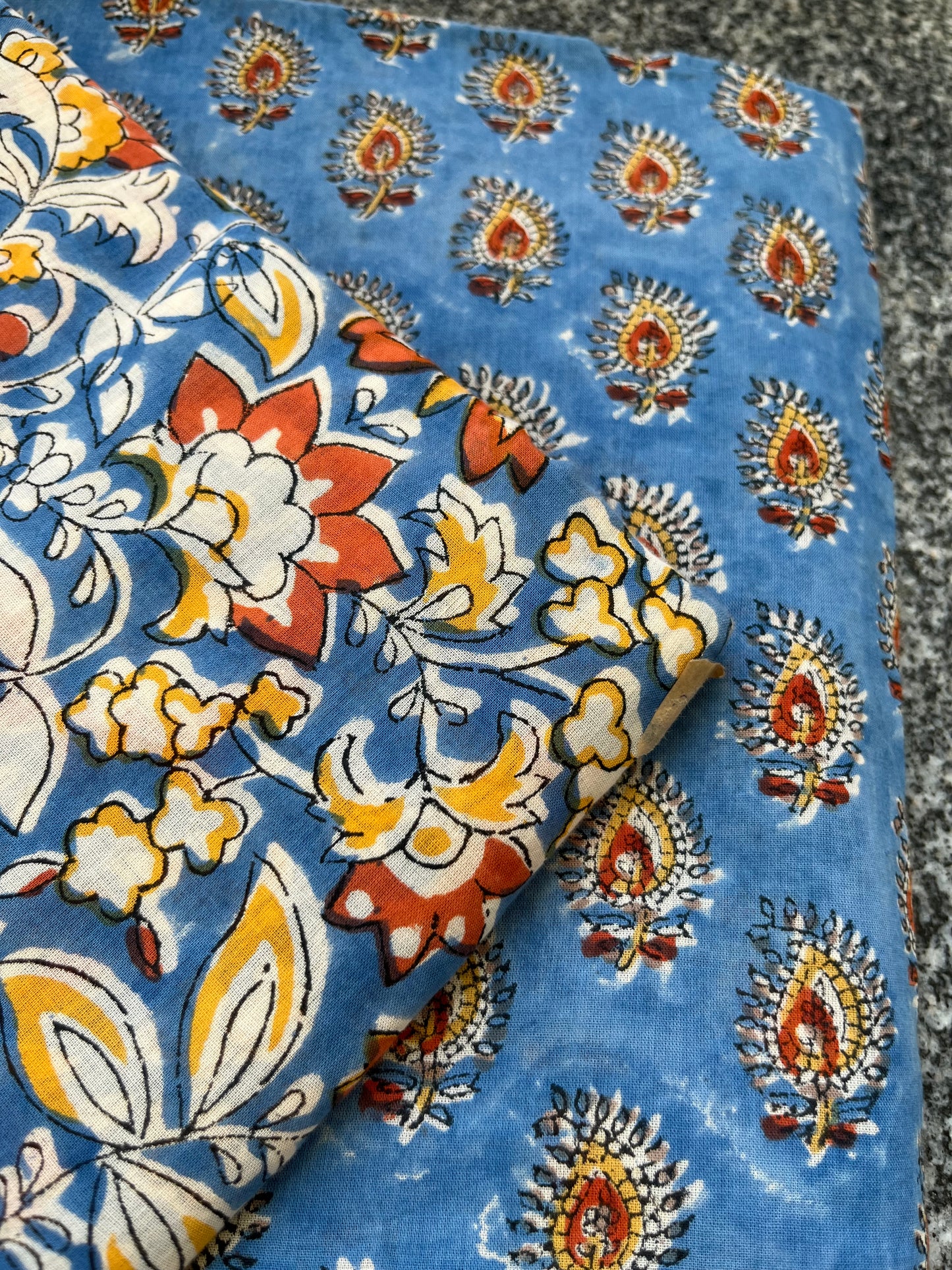 Kurta Bottom Co-Ord Set (Block Print)
