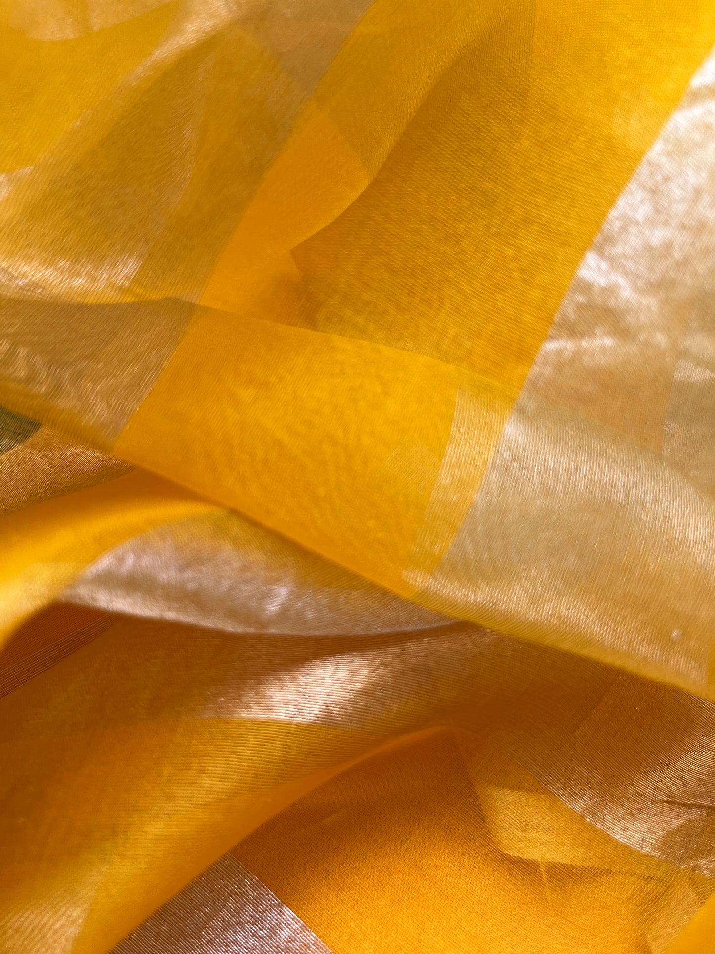 त्योहार् Banarasi organza dupatta chanderi fabric