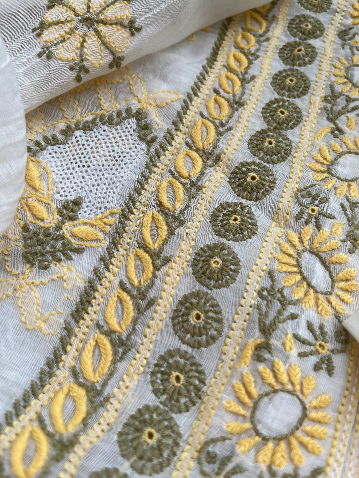 Chanderi Chikankari Kurta Dupatta