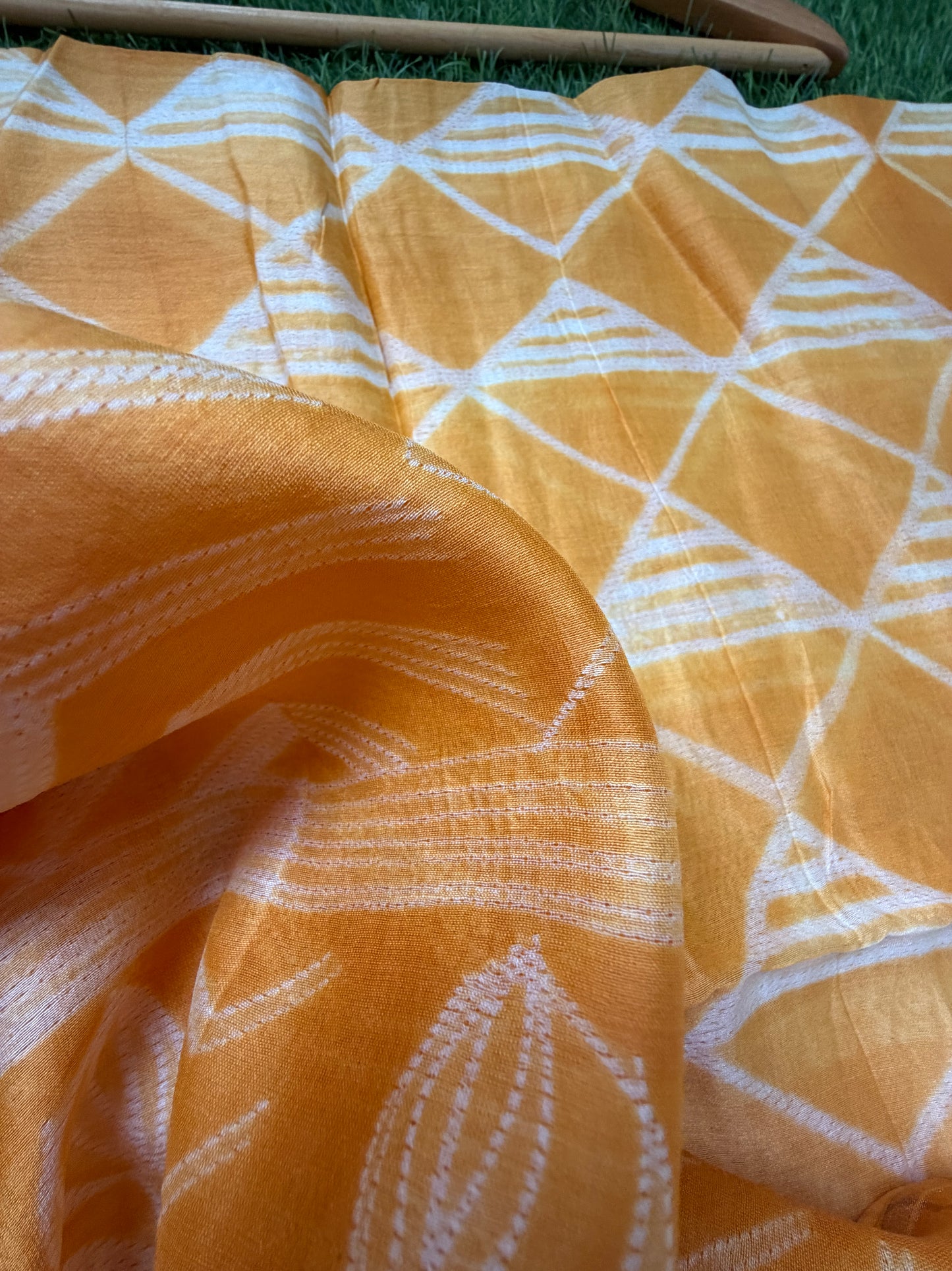 Chanderi Shibori kurta dupatta