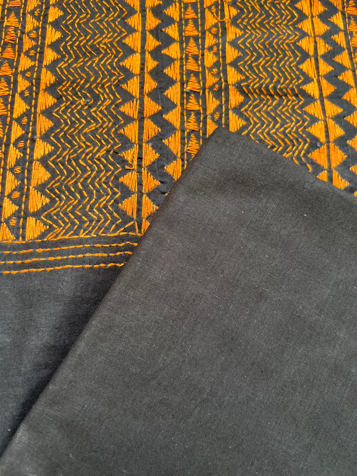 Handwoven Cotton Kantha Kurta Dupatta