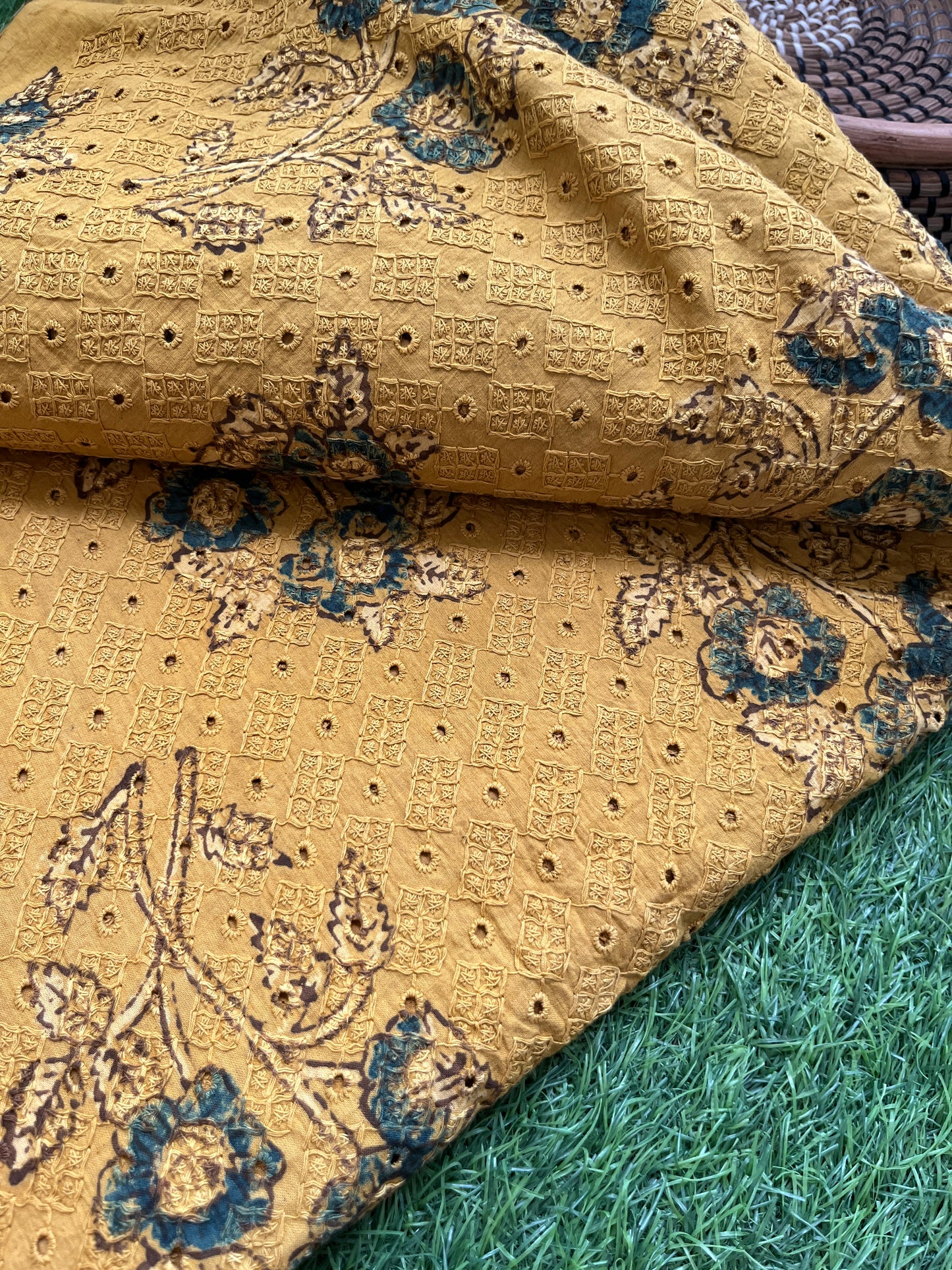 Cotton hakoba ajrakh