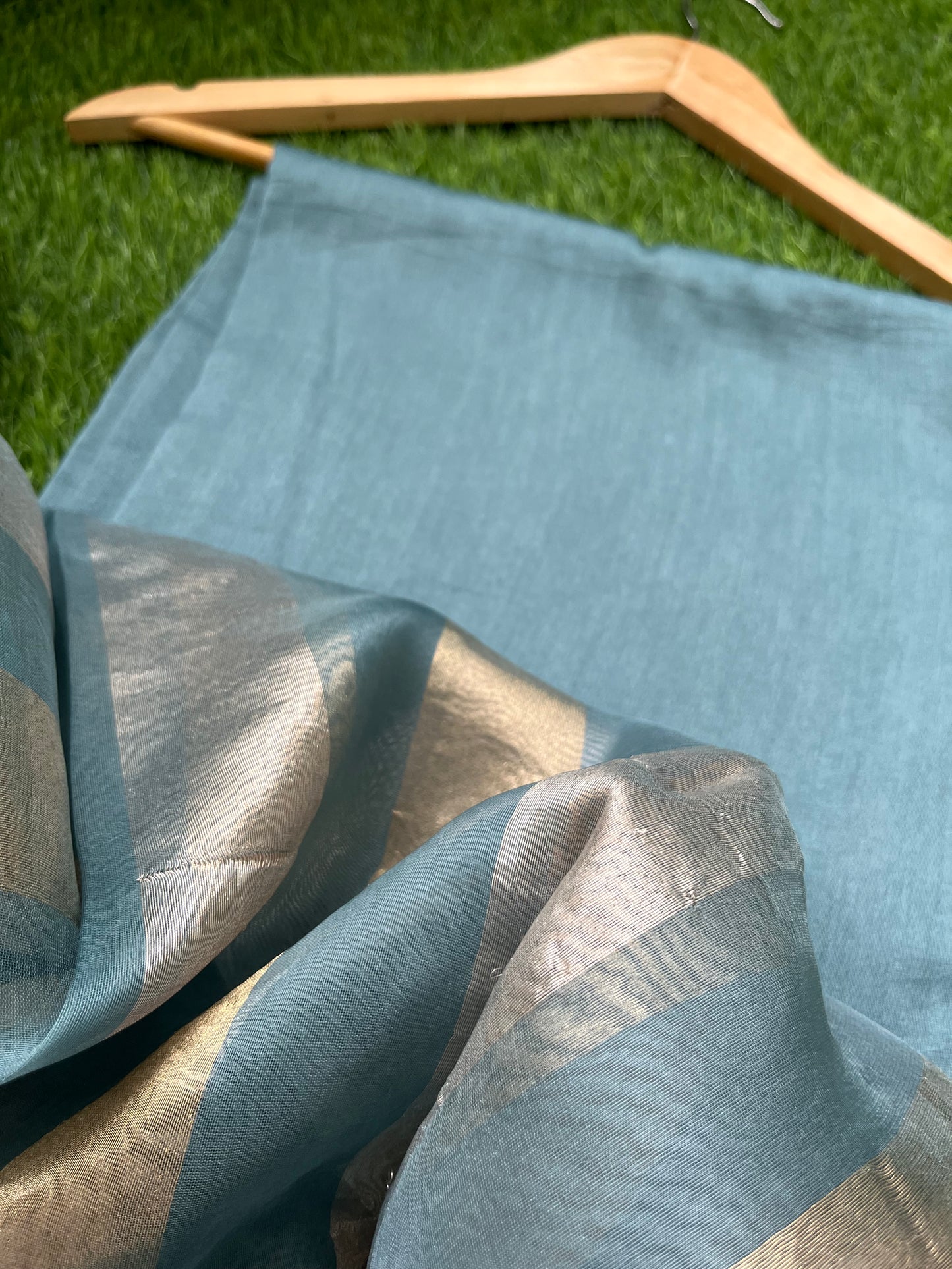 त्योहार् -Banarasi organza dupatta chanderi fabric