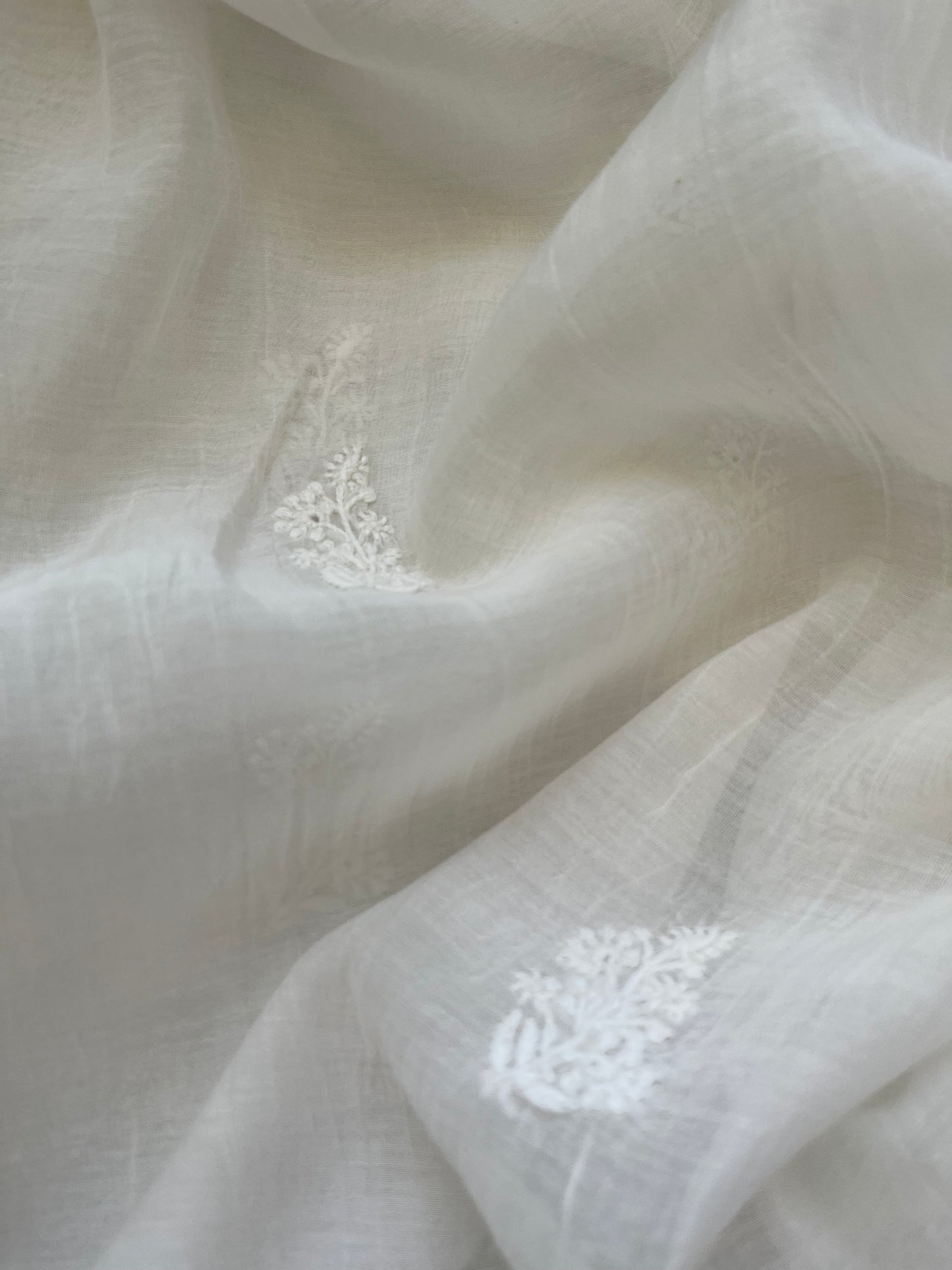Chanderi Chikankari Kurta Dupatta