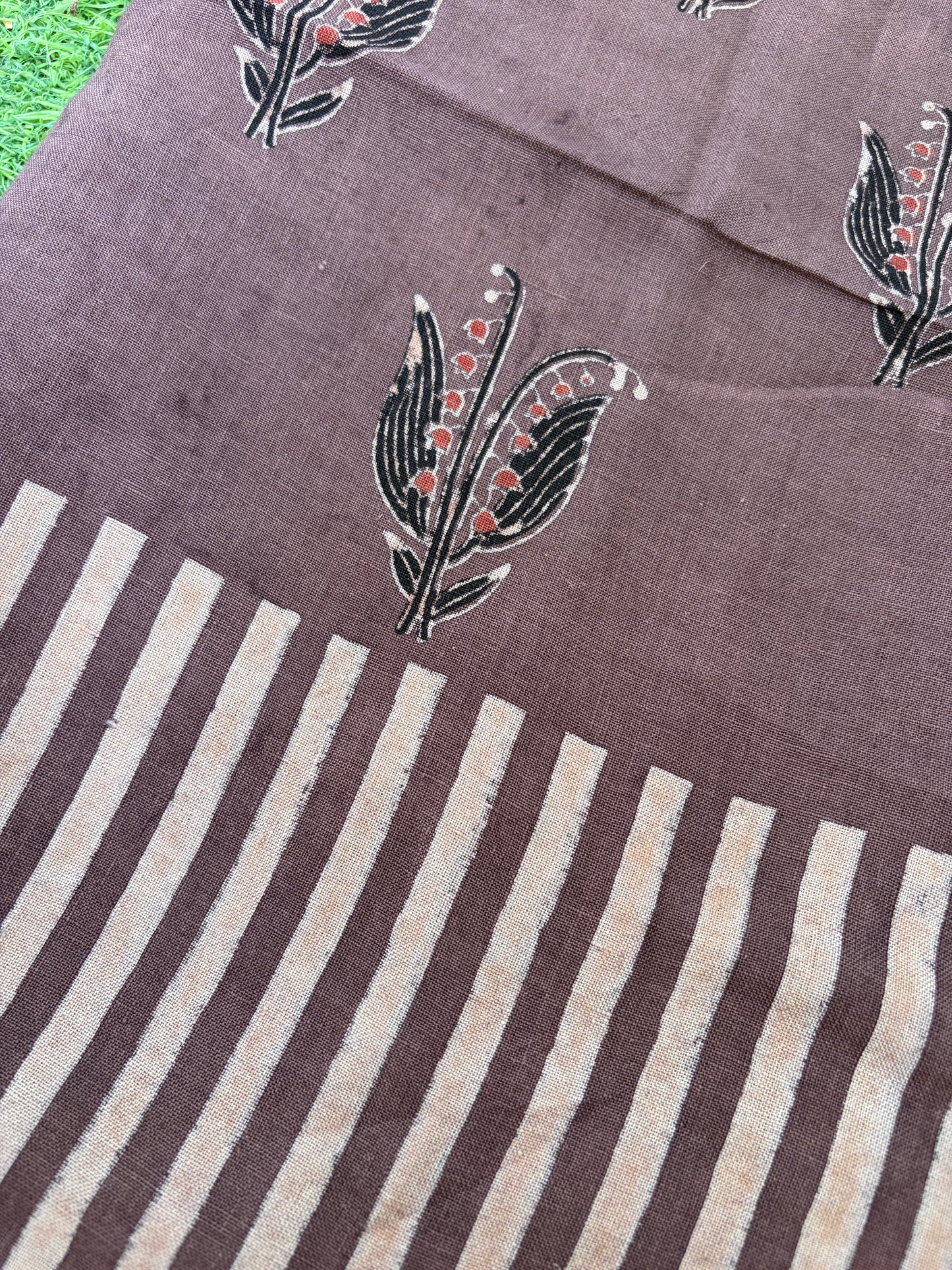 Linen Ajrakh Kurta