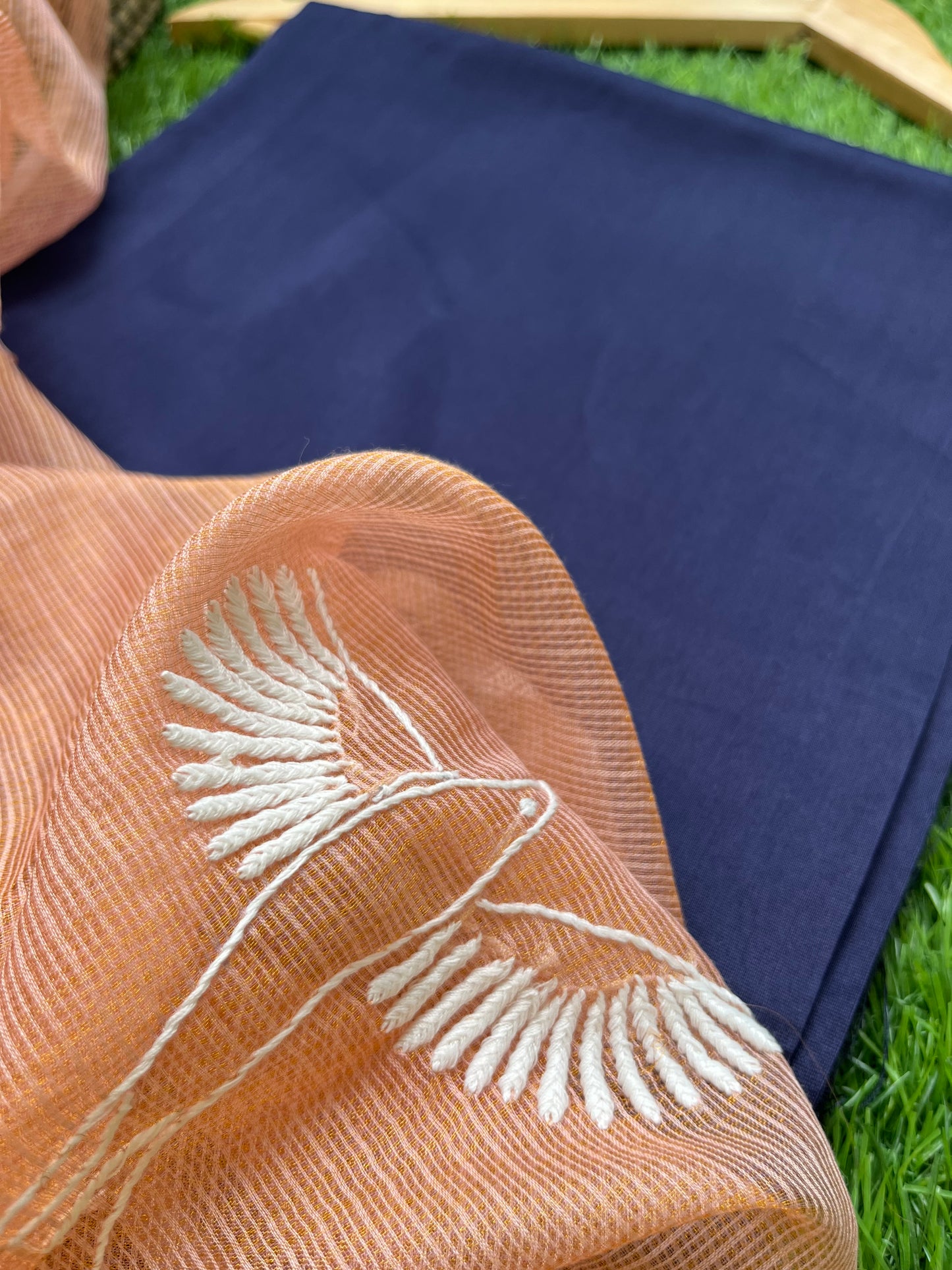 Chanderi kurta kurta fabric kota silk chikan work dupatta