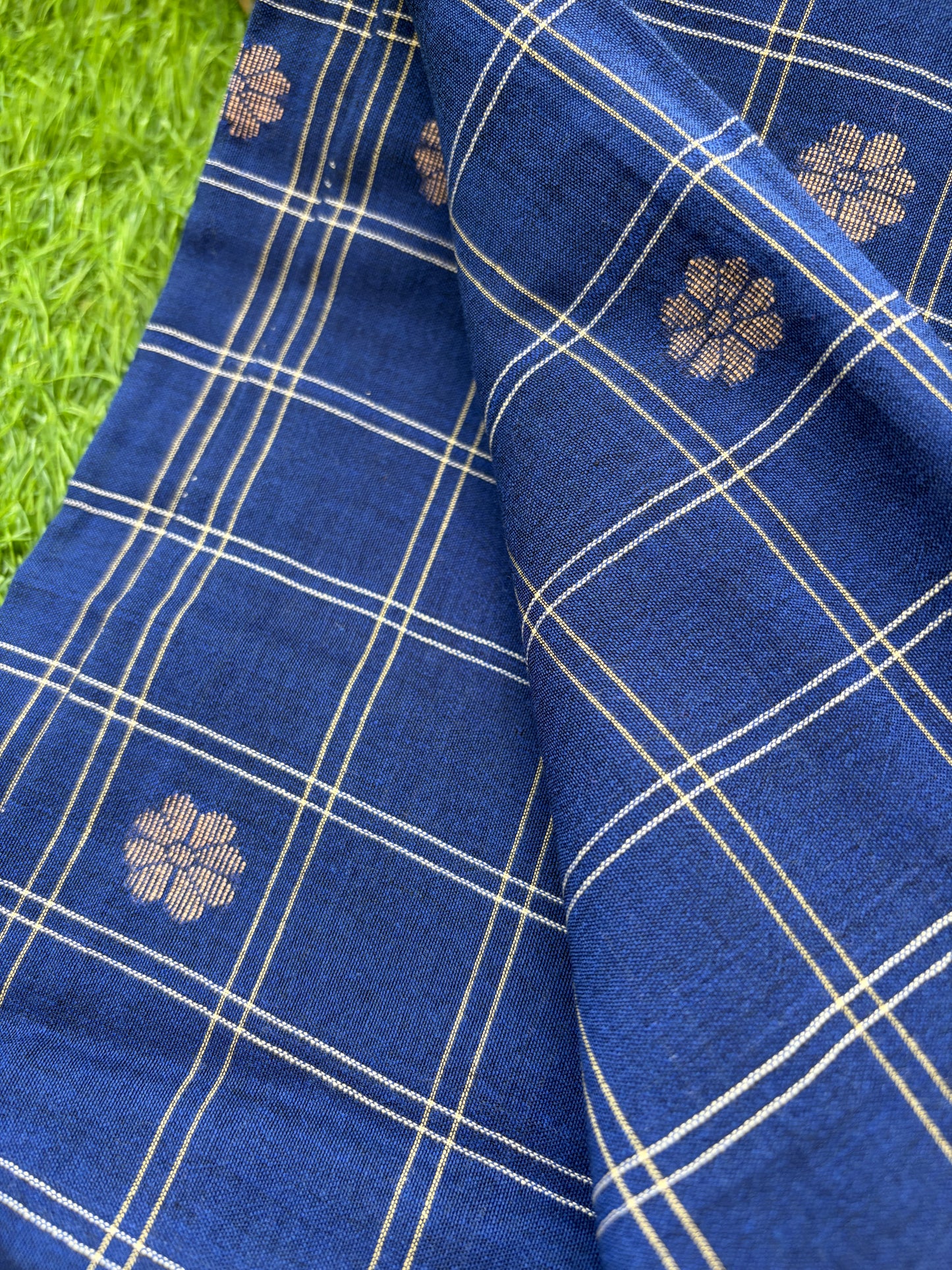 Jaamdani mul fabric