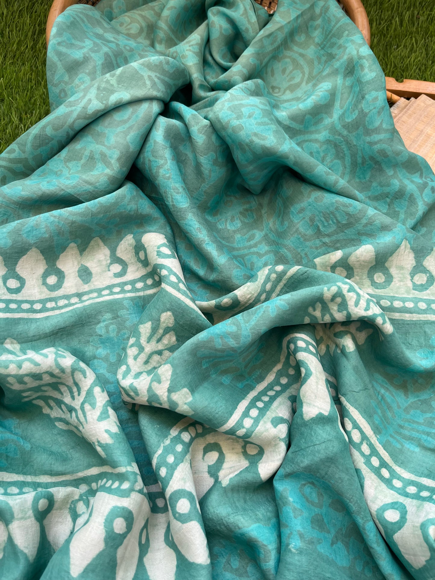 Silk kurta fabric dupatta
