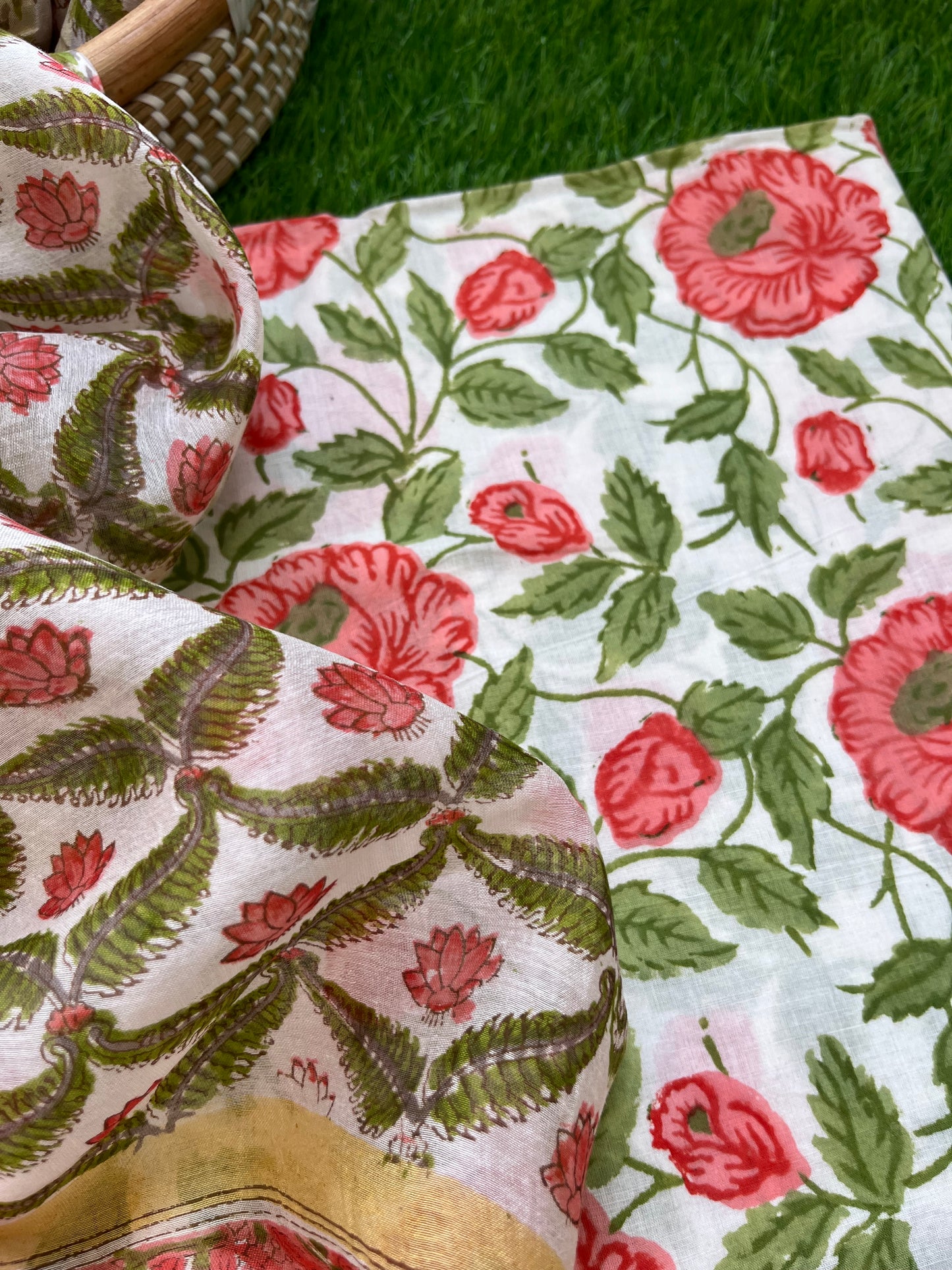 Chanderi Dupatta cotton Kurta