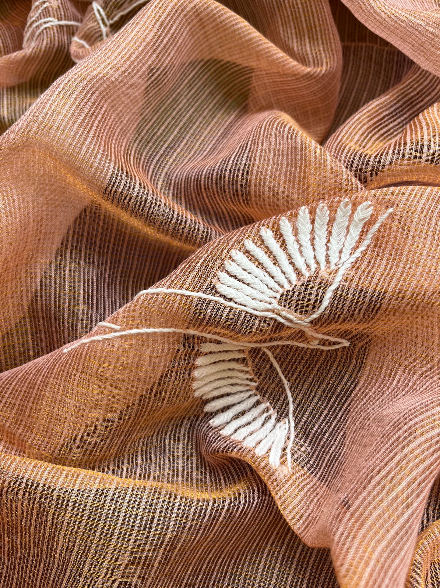 Chanderi kurta kurta fabric kota silk chikan work dupatta