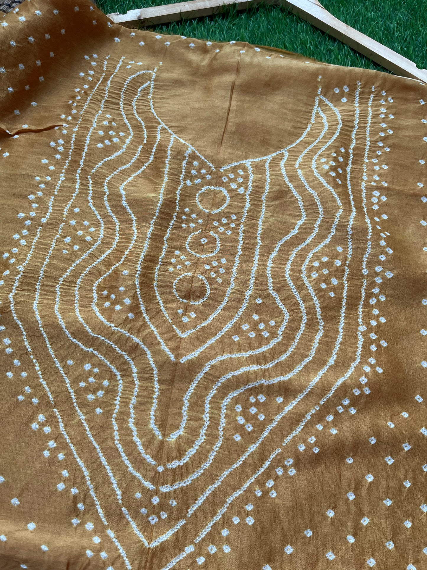 Chanderi Bandhani kurta dupatta