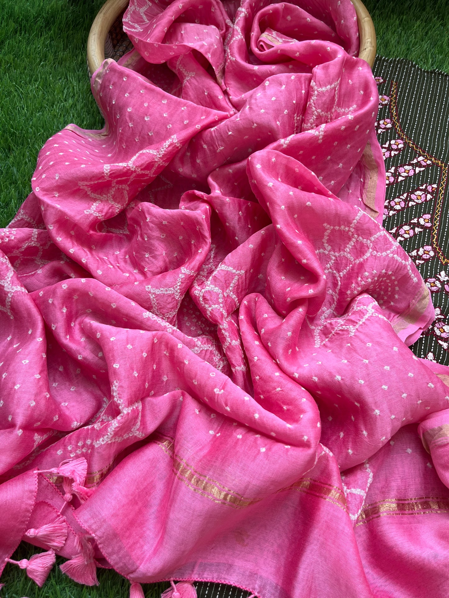 Cotton kashmiri work kurta