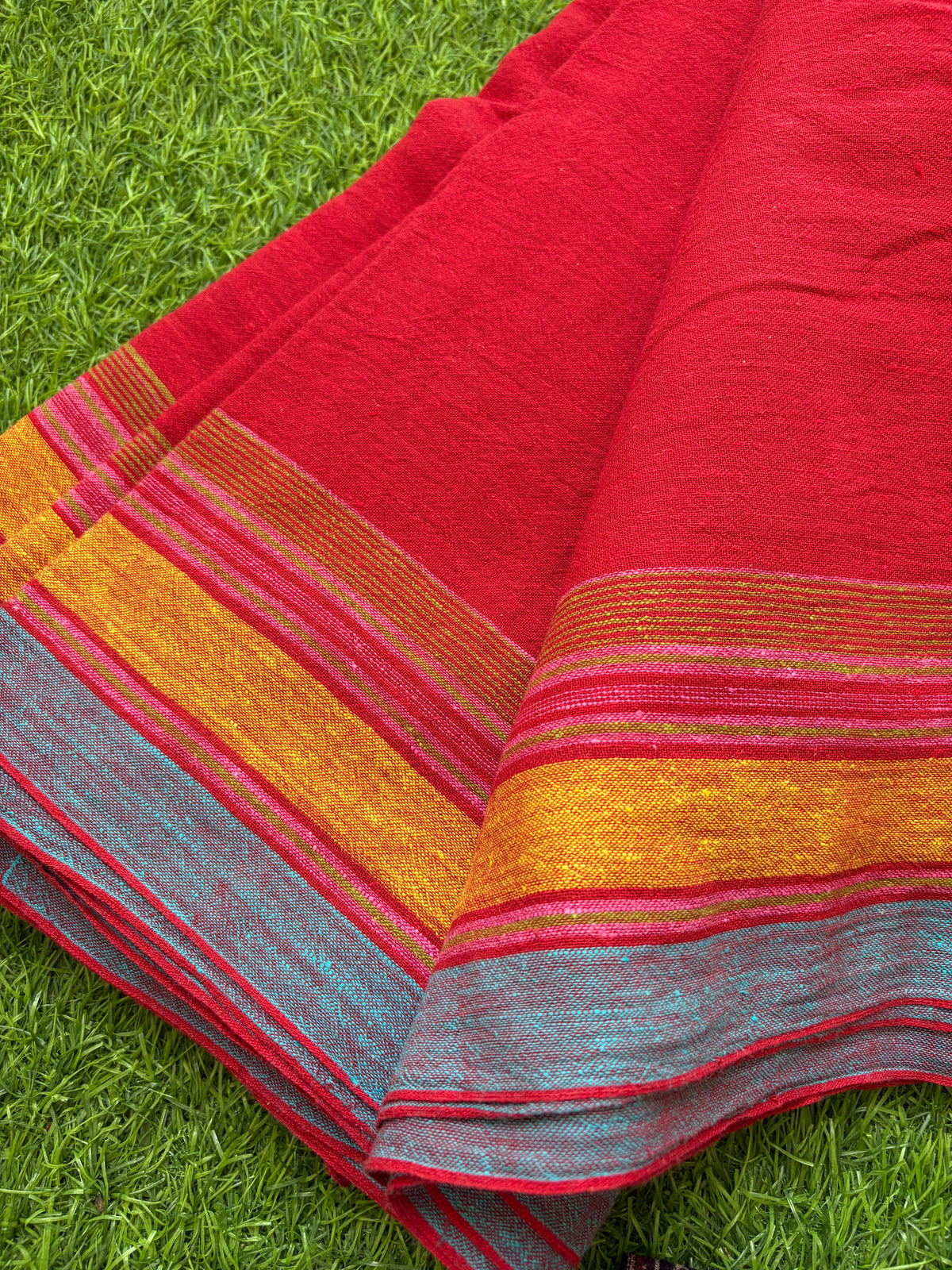 Handwoven organic kala Cotton fabric