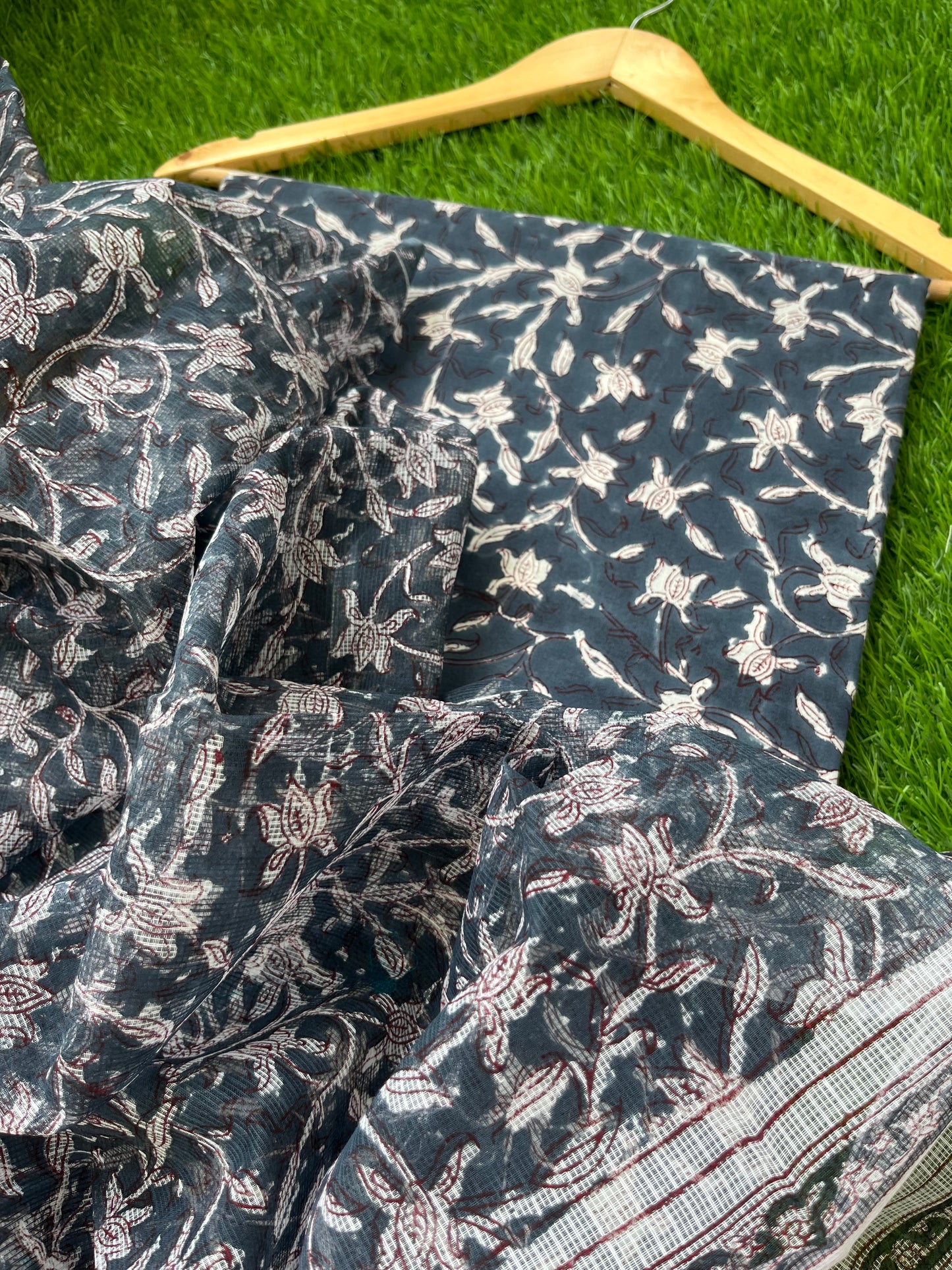 Block print kota Dupatta cotton Kurta