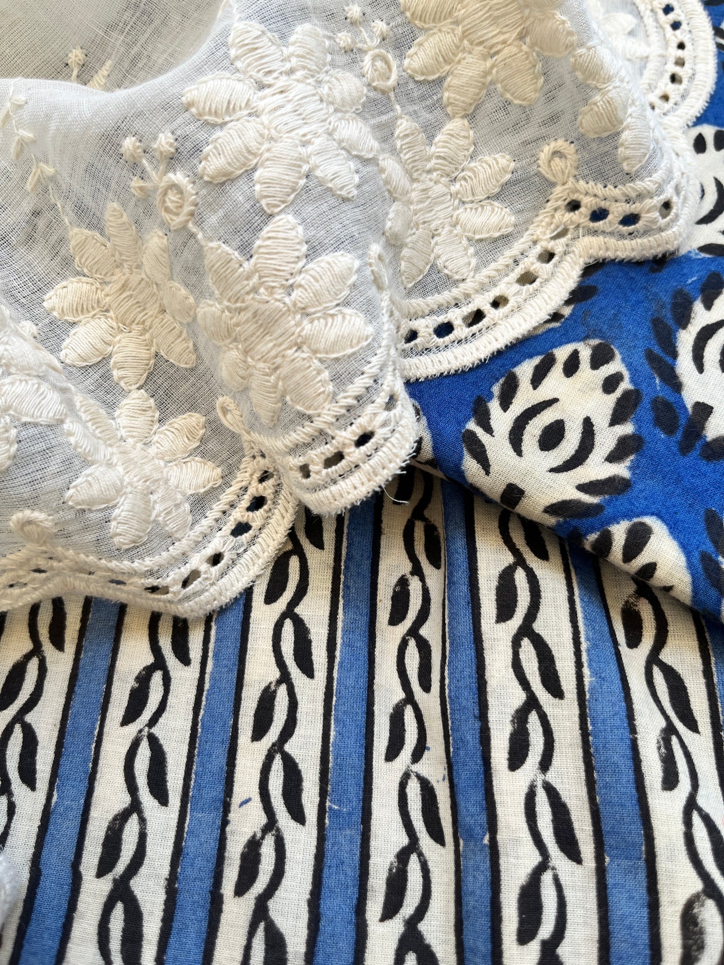 Kurta Bottom scalloped Dupatta