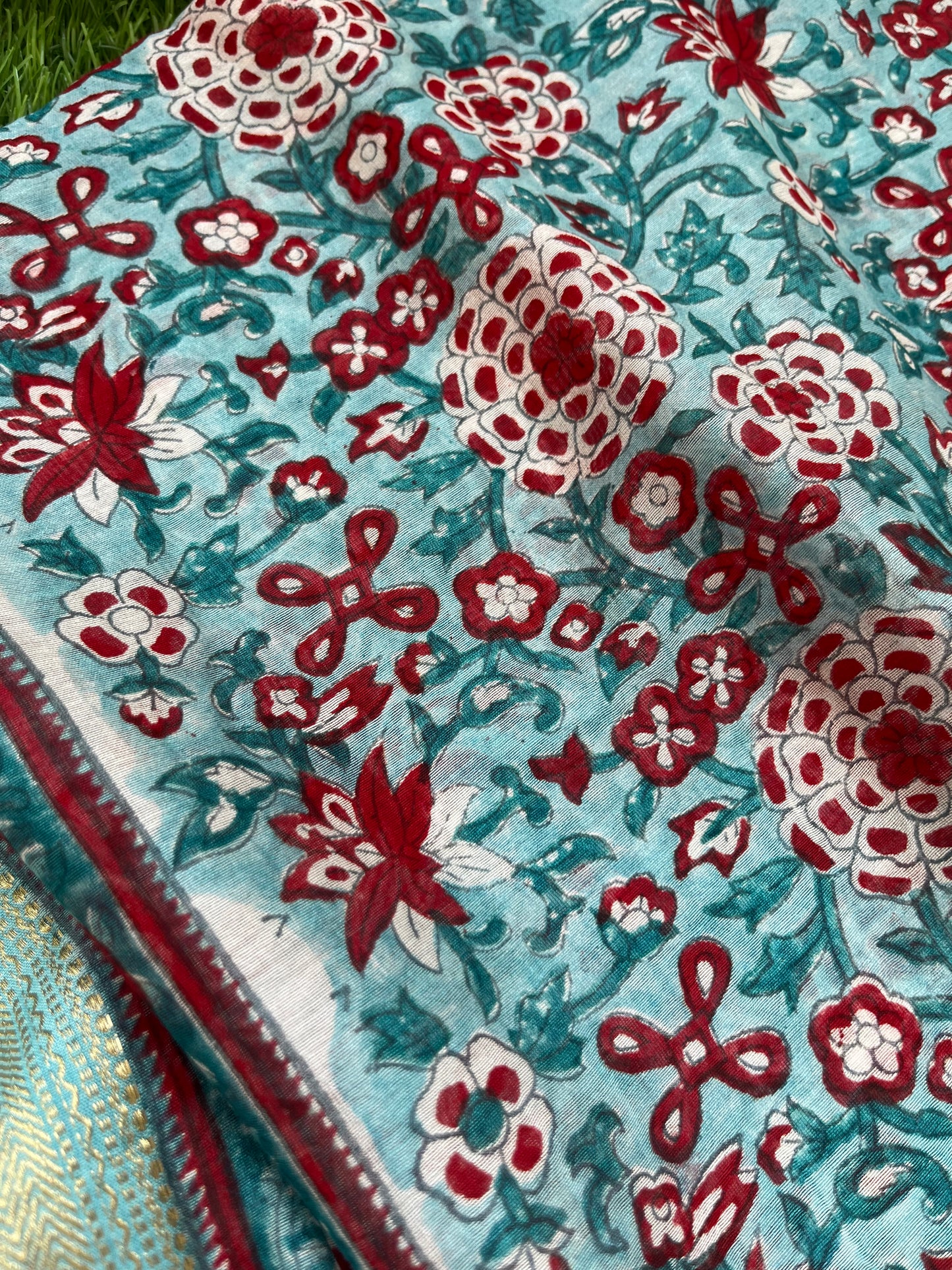 Chanderi kurta fabric