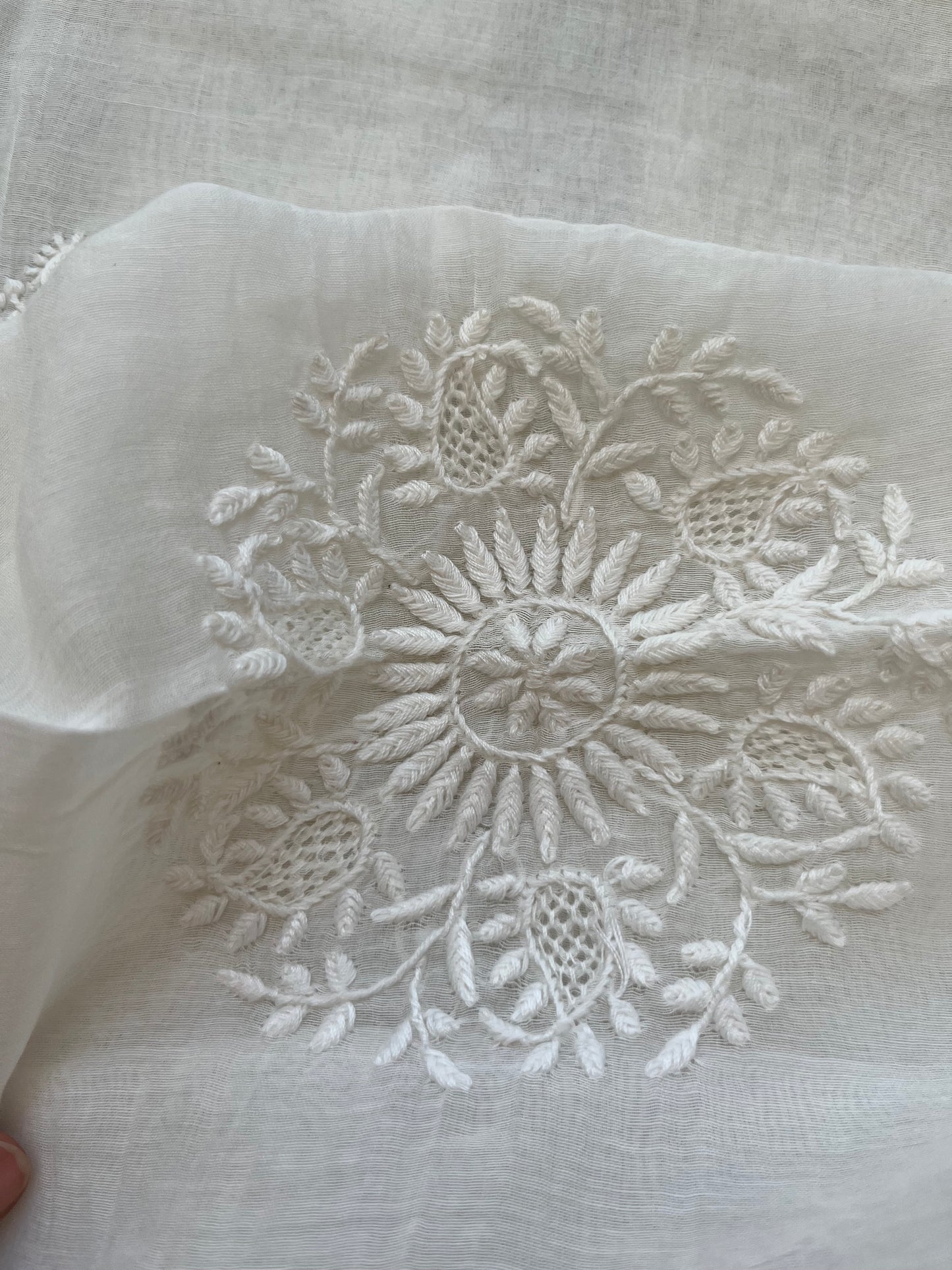 Chanderi Chikankari Kurta Dupatta