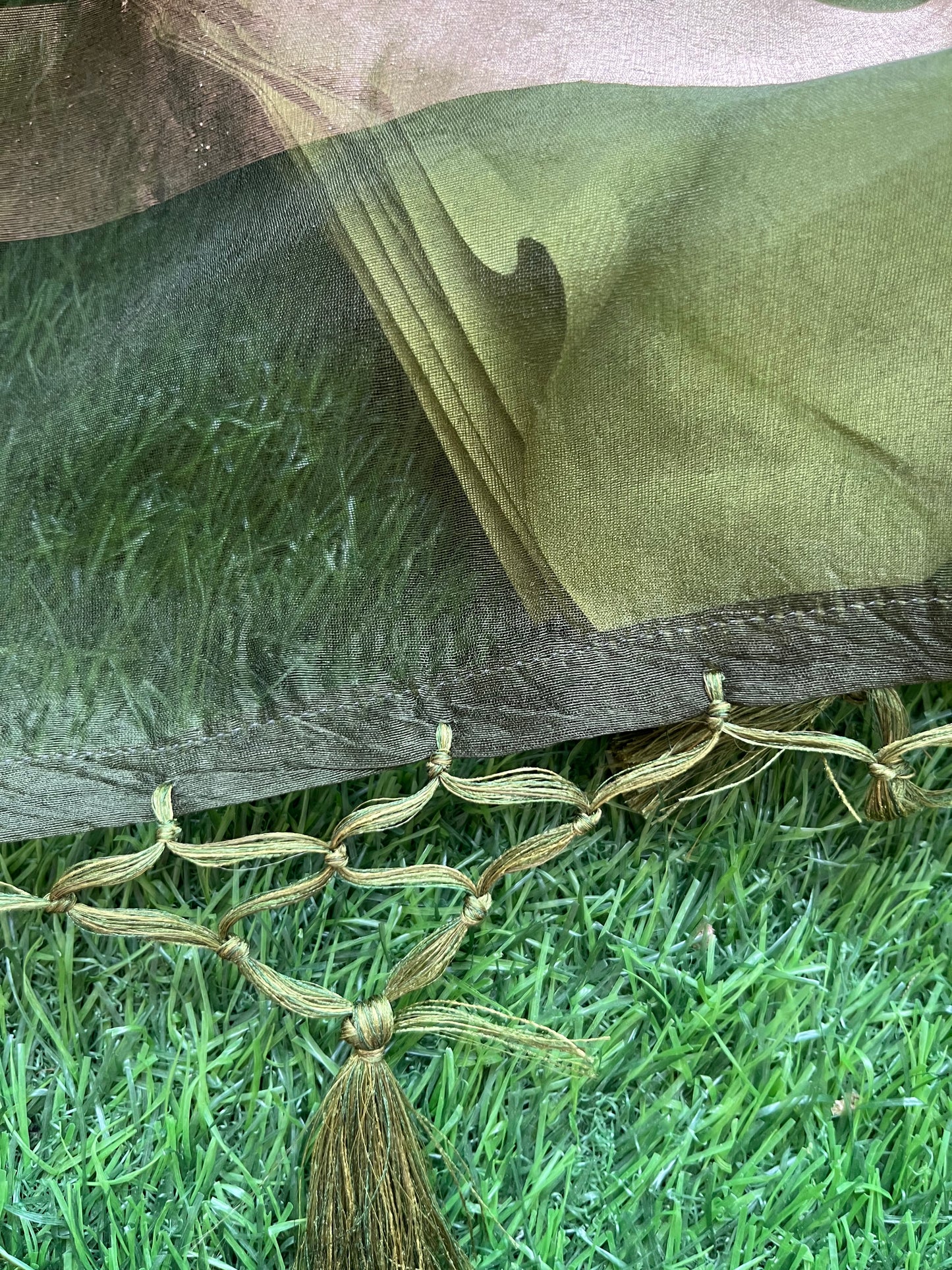 त्योहार् -Banarasi organza dupatta chanderi fabric