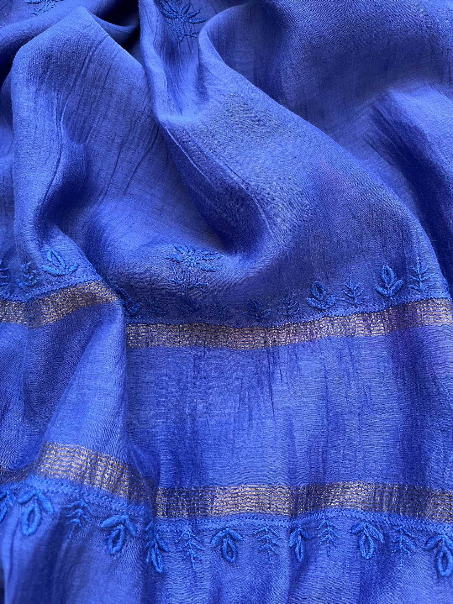 Chanderi Chikankari Kurta Dupatta