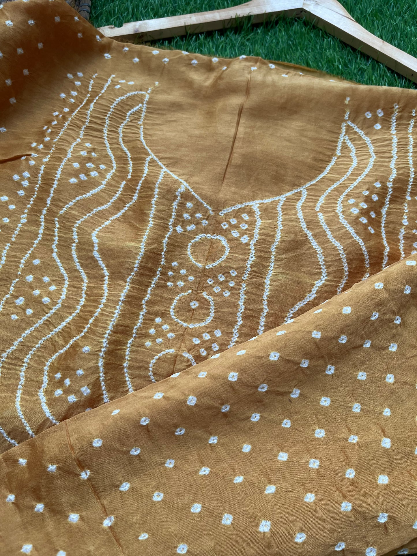 Chanderi Bandhani kurta dupatta