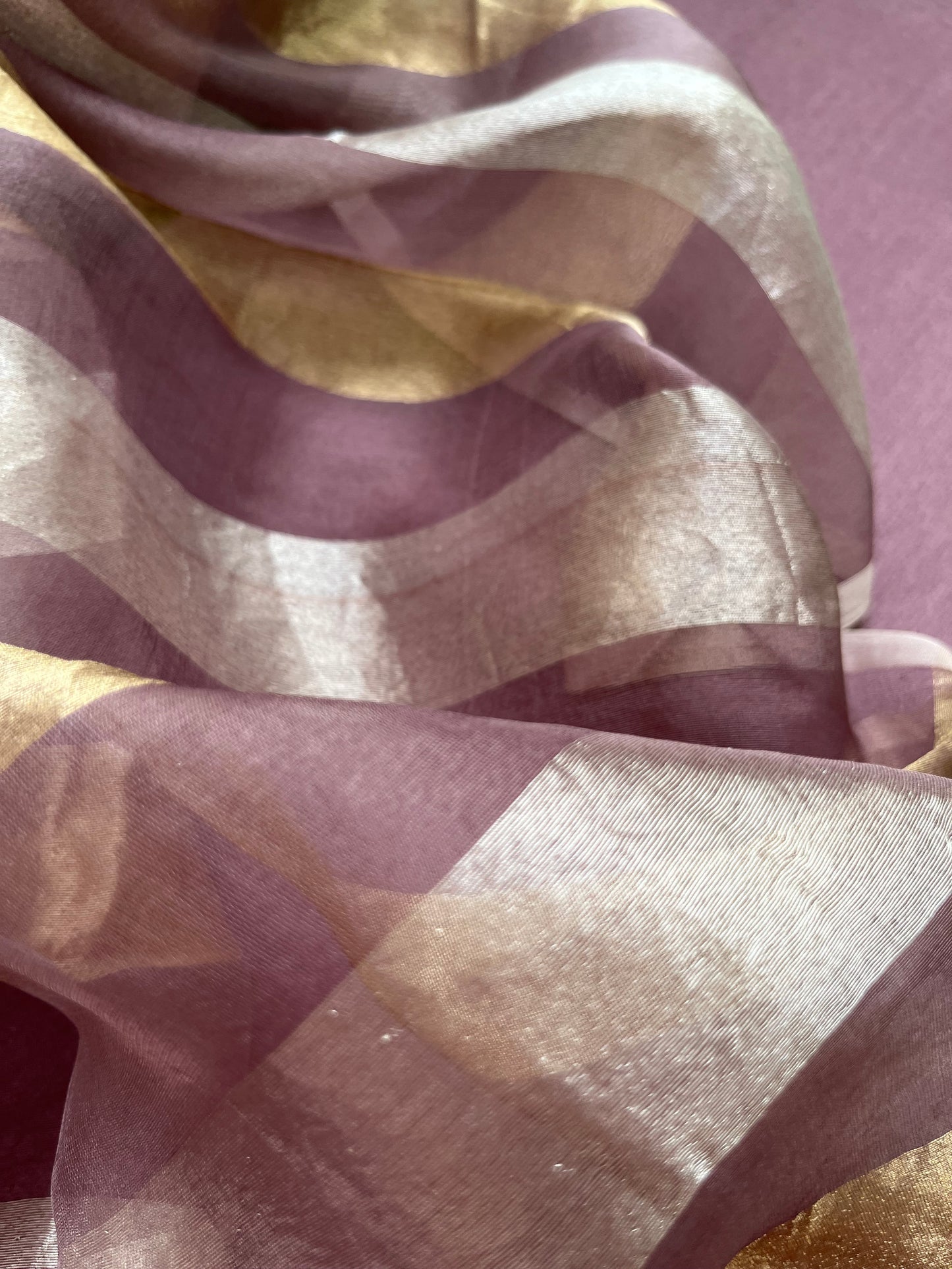 त्योहार् -Banarasi organza dupatta chanderi fabric