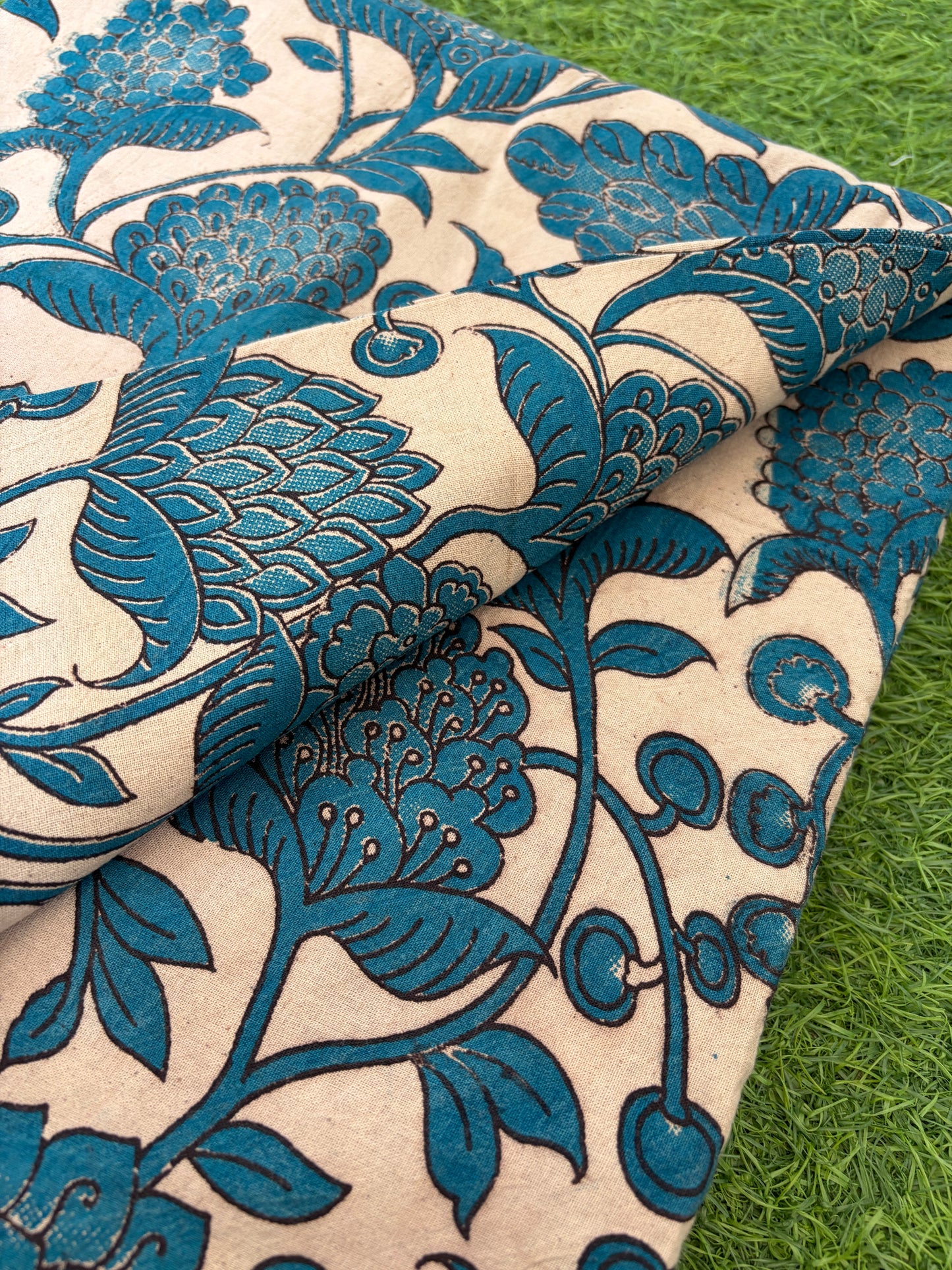 Mangalgiri cotton kalamkari print