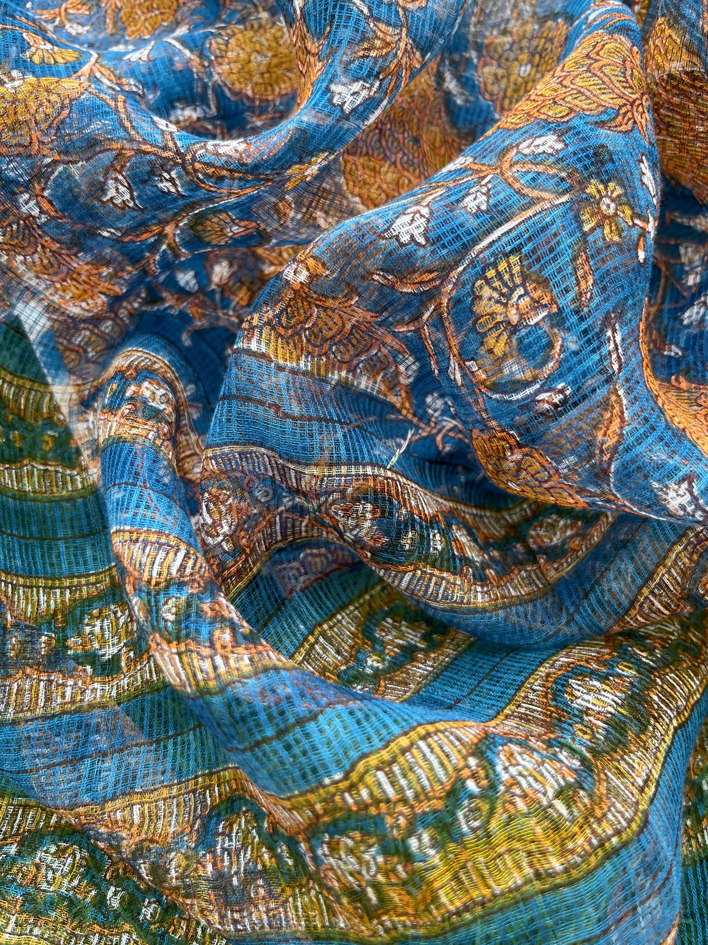 Block print Cotton Dupatta Kurta