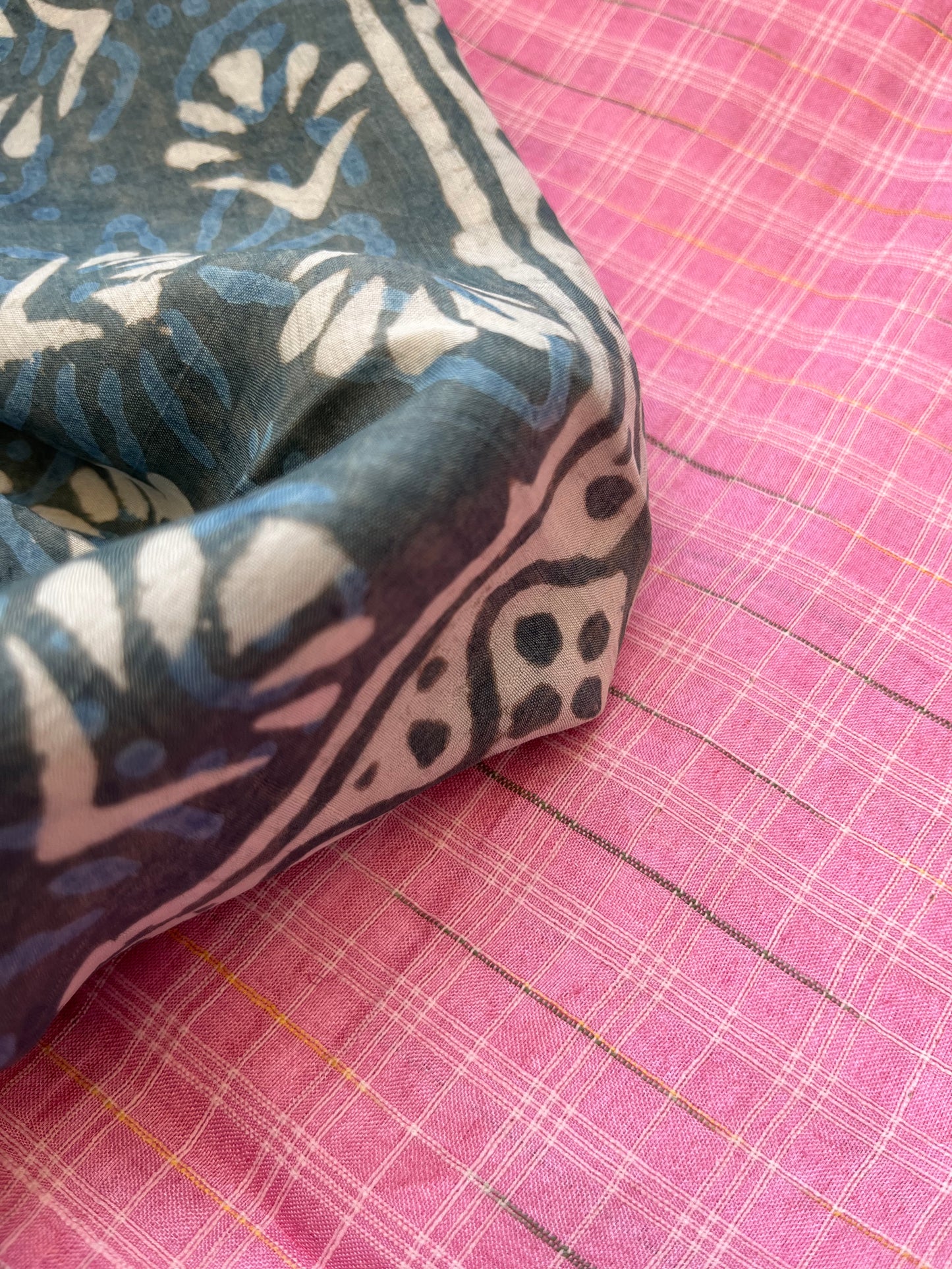 Silk kurta fabric dupatta