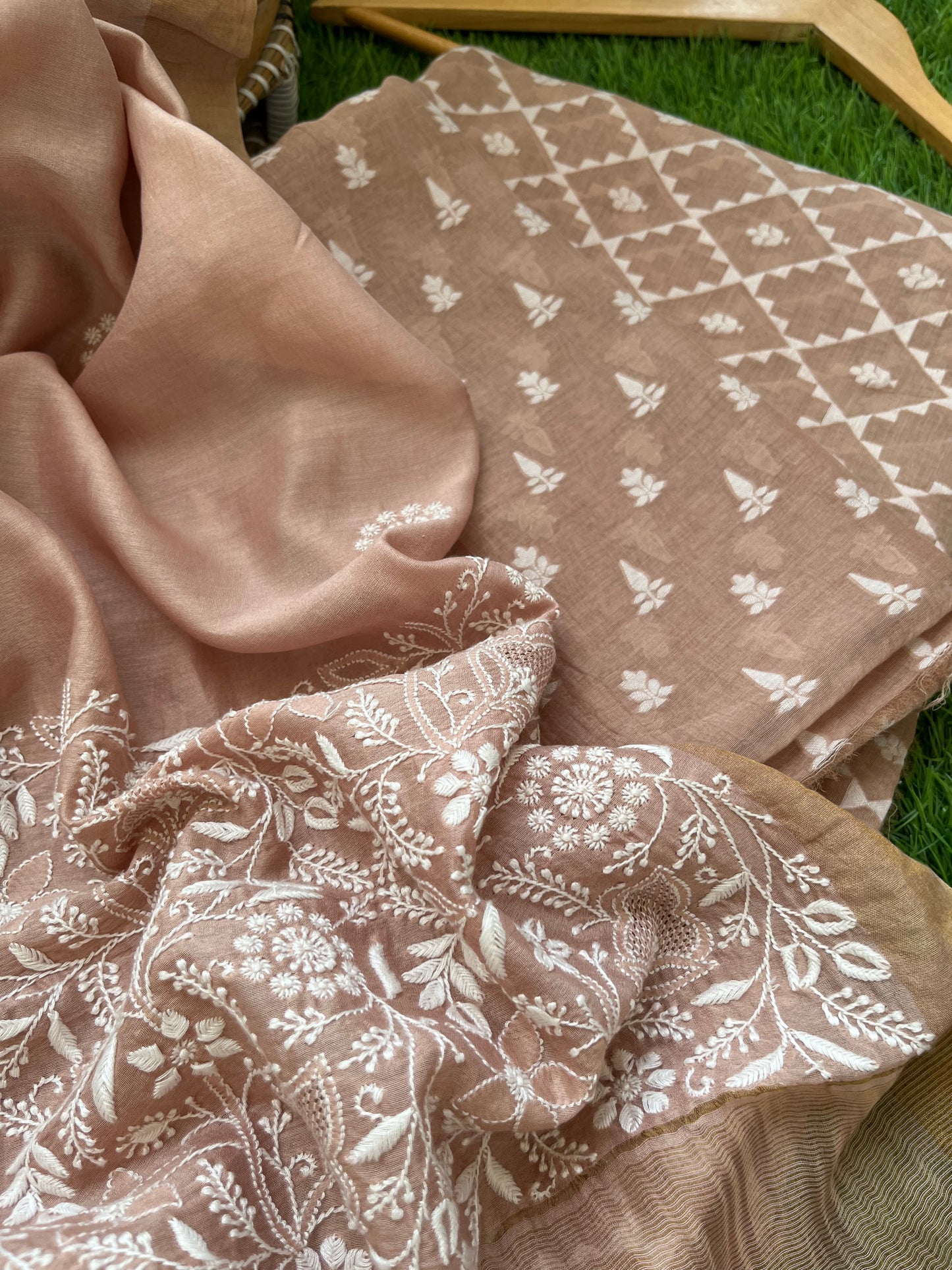 Jaamdani kurta bottom dupatta