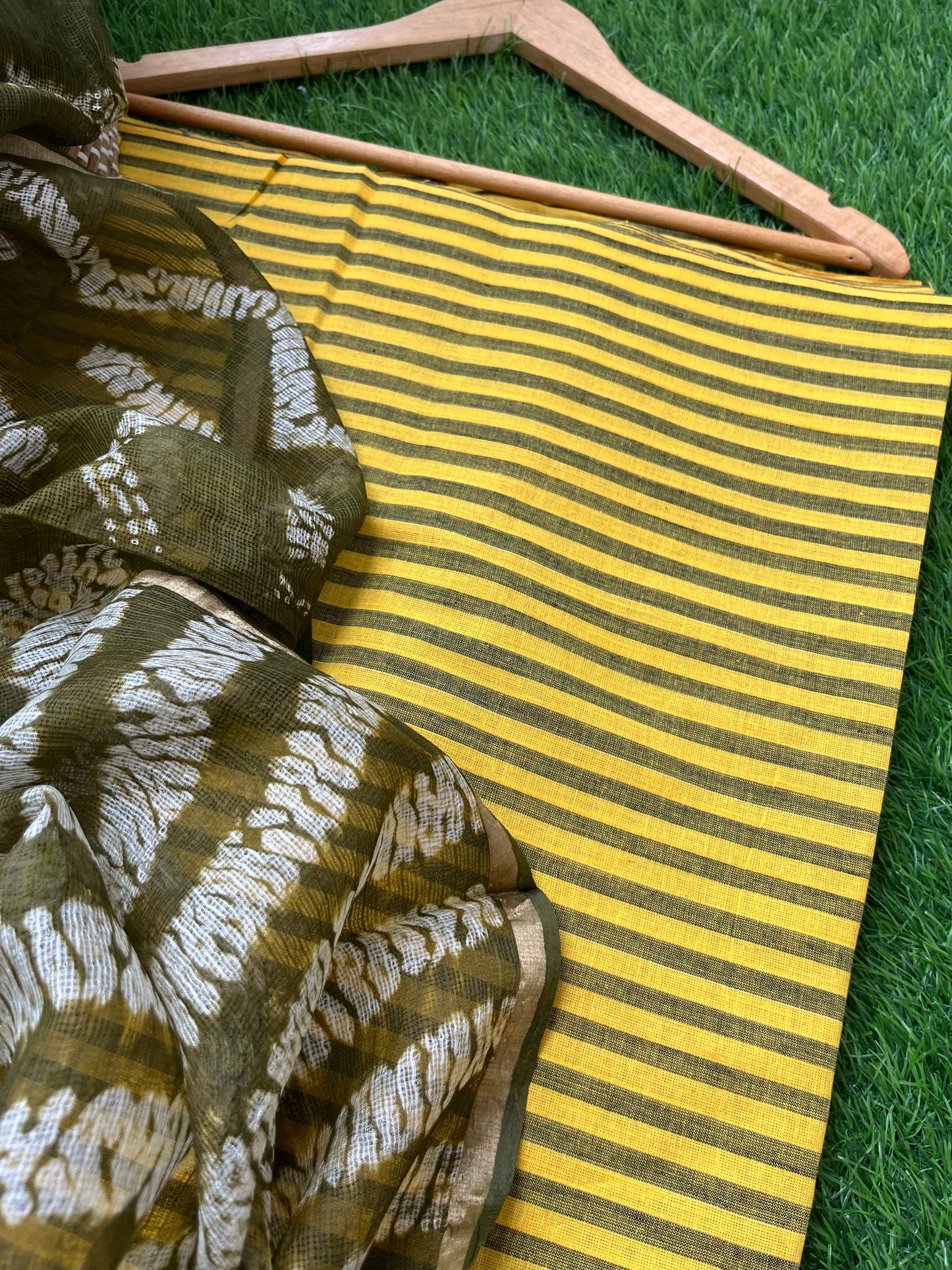 Kota silk shibori Dupatta cotton Kurta bottom fabric