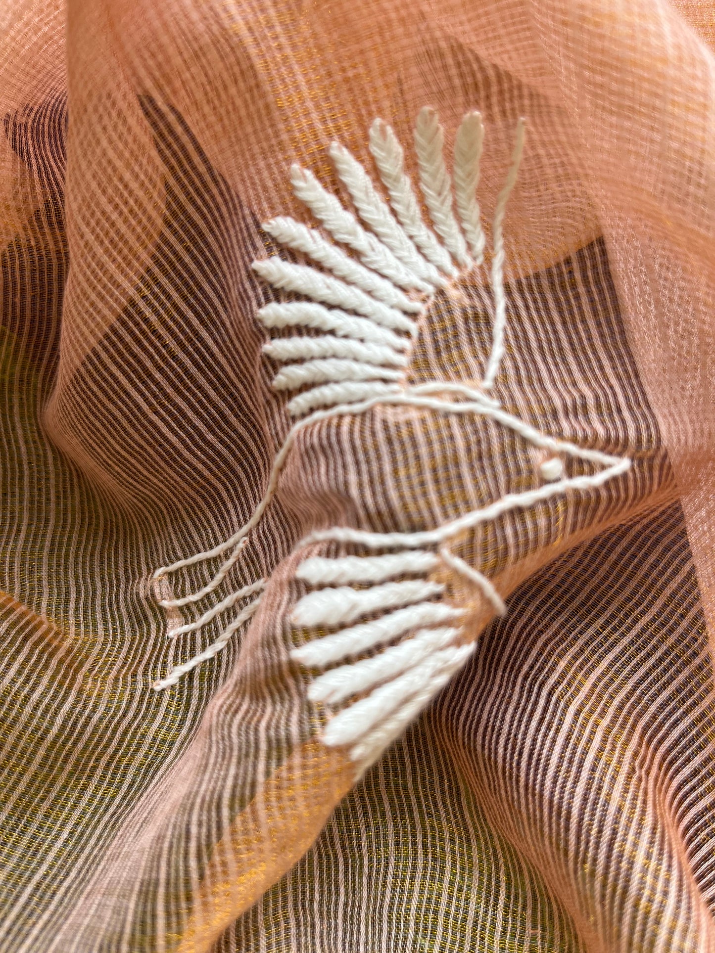 Chanderi kurta kurta fabric kota silk chikan work dupatta