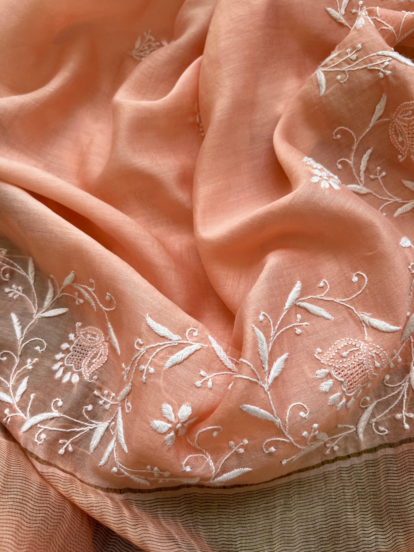 Jaamdani kurta bottom chanderi dupatta
