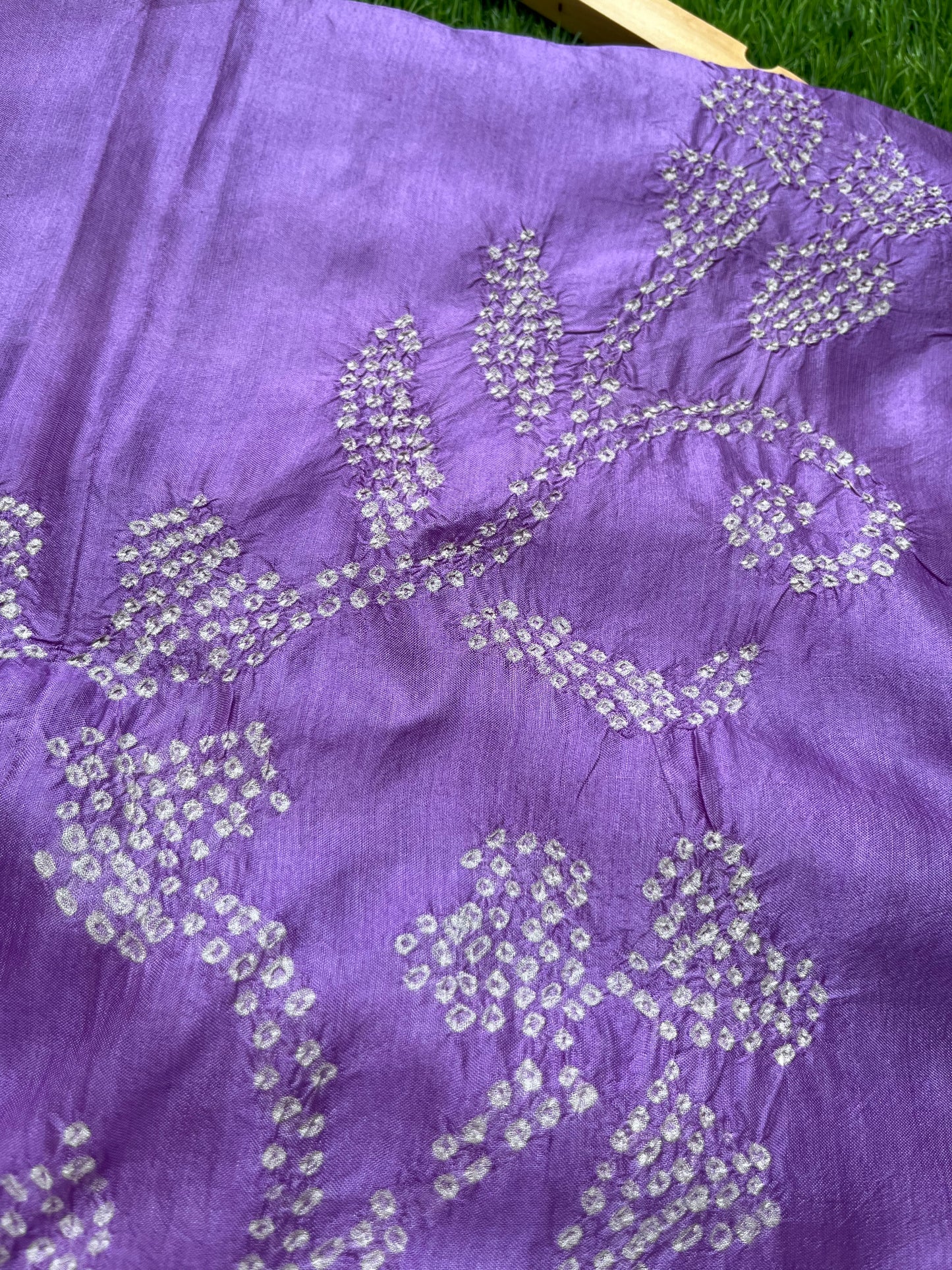 Chikankari chanderi dupatta silk bandhani kurta