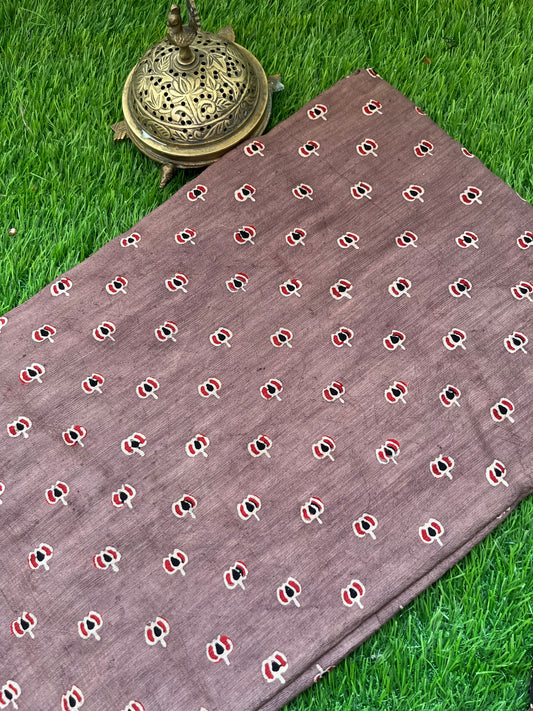 Ajrakh Cotton slub fabric