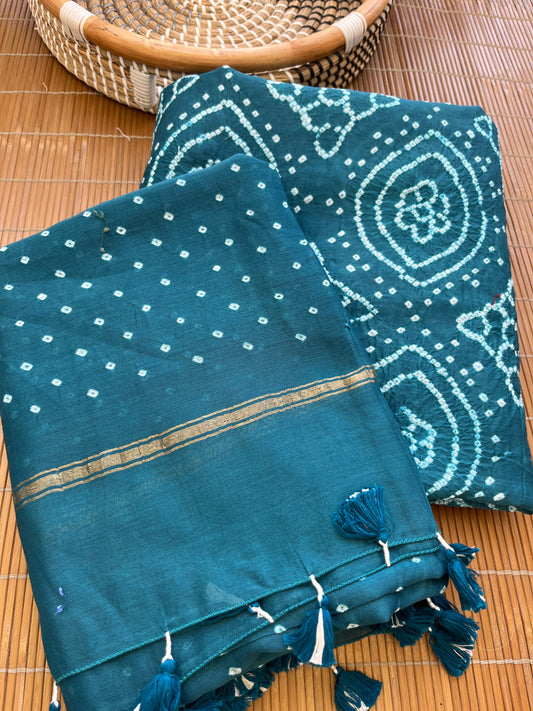 Bandhani kurta dupatta