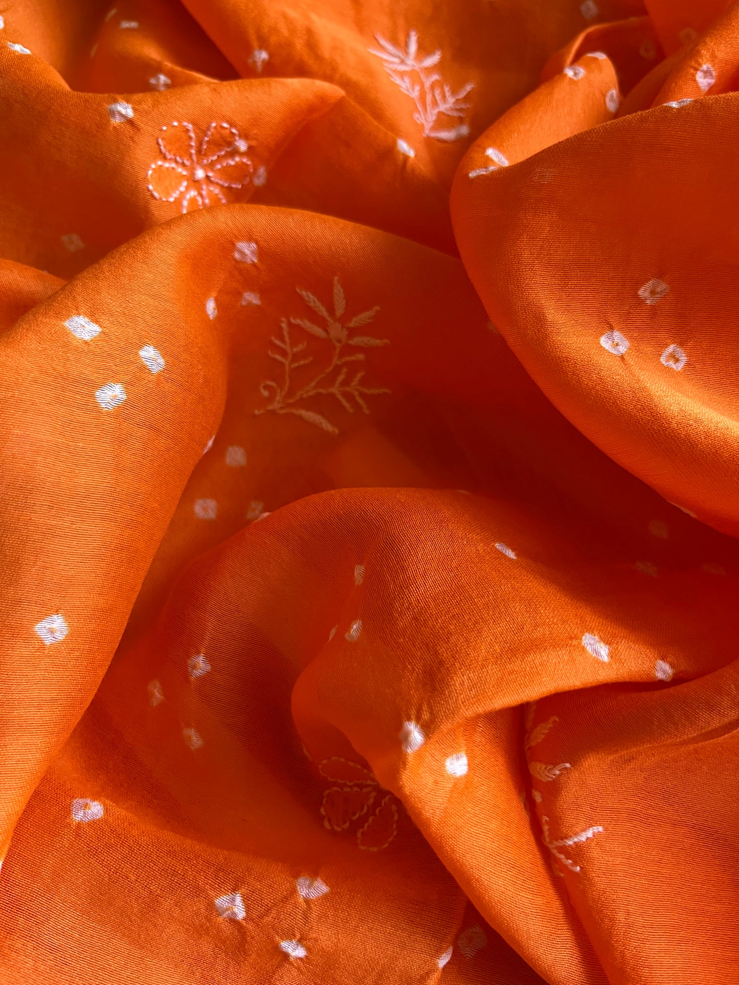 Cotton kurta bottom chikankari dupatta