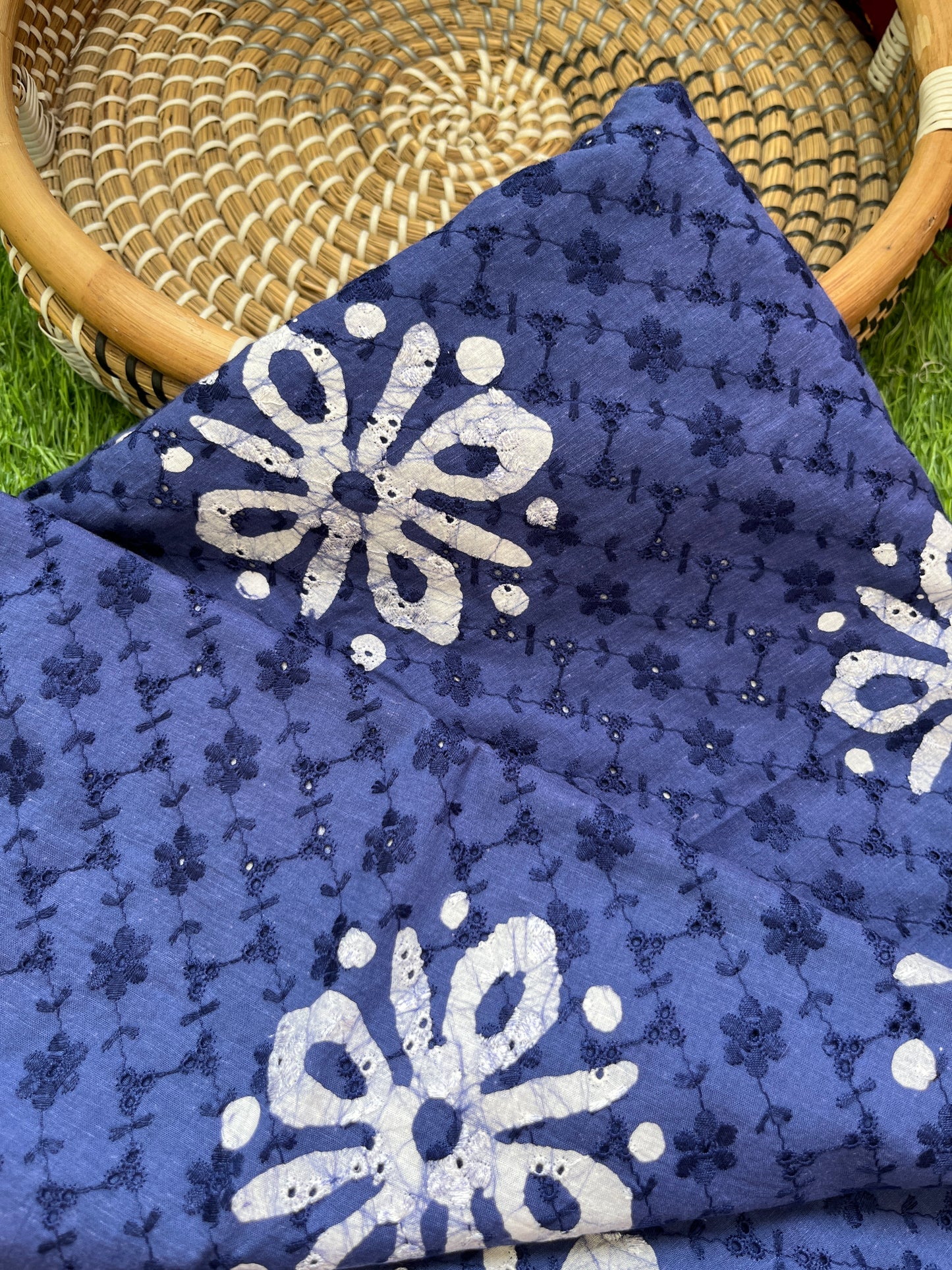 Cotton hakoba ajrakh