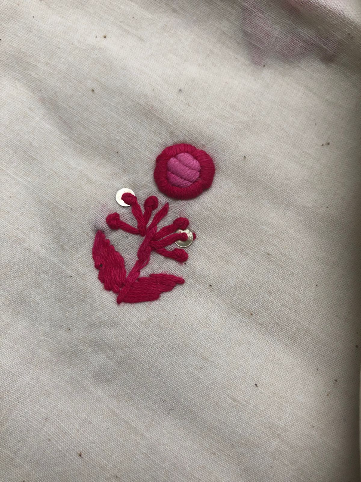 Handwoven Cotton embroidered kurta