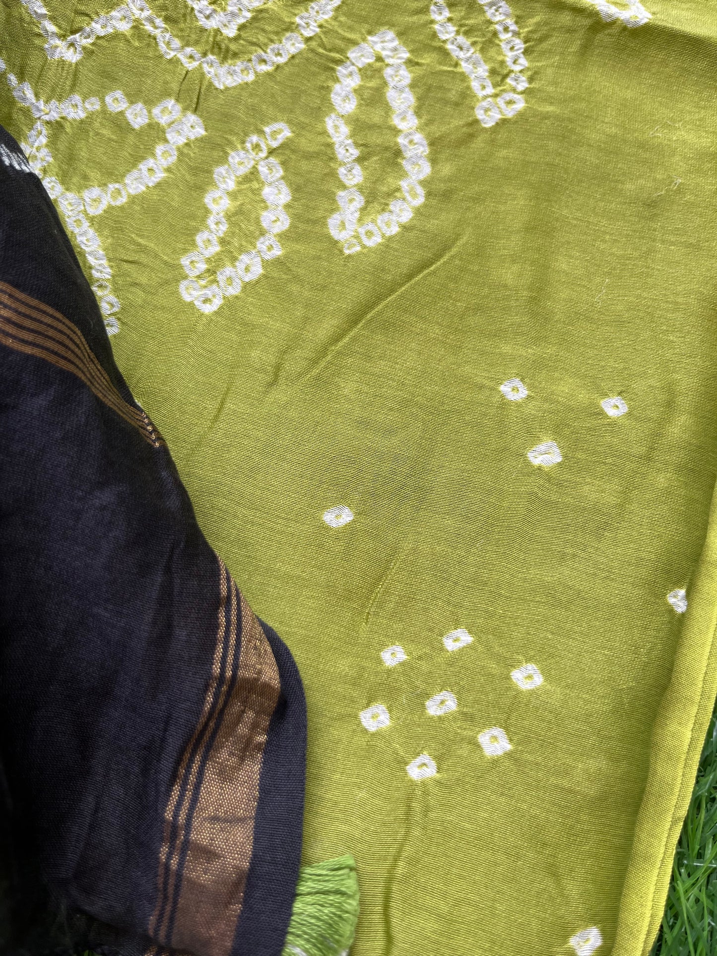 Chanderi Bandhani kurta dupatta