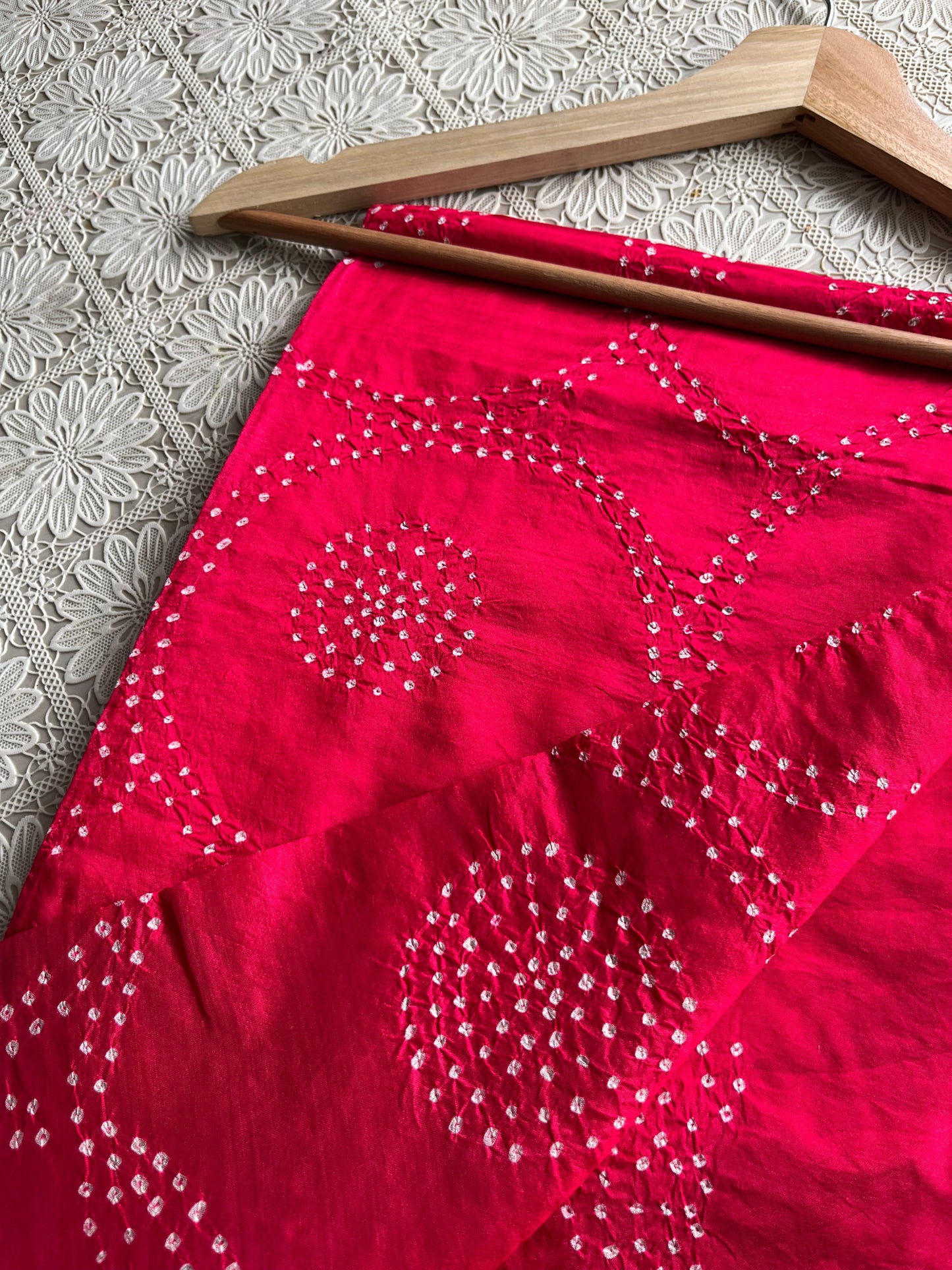 Mulberry Silk bandhani kurta
