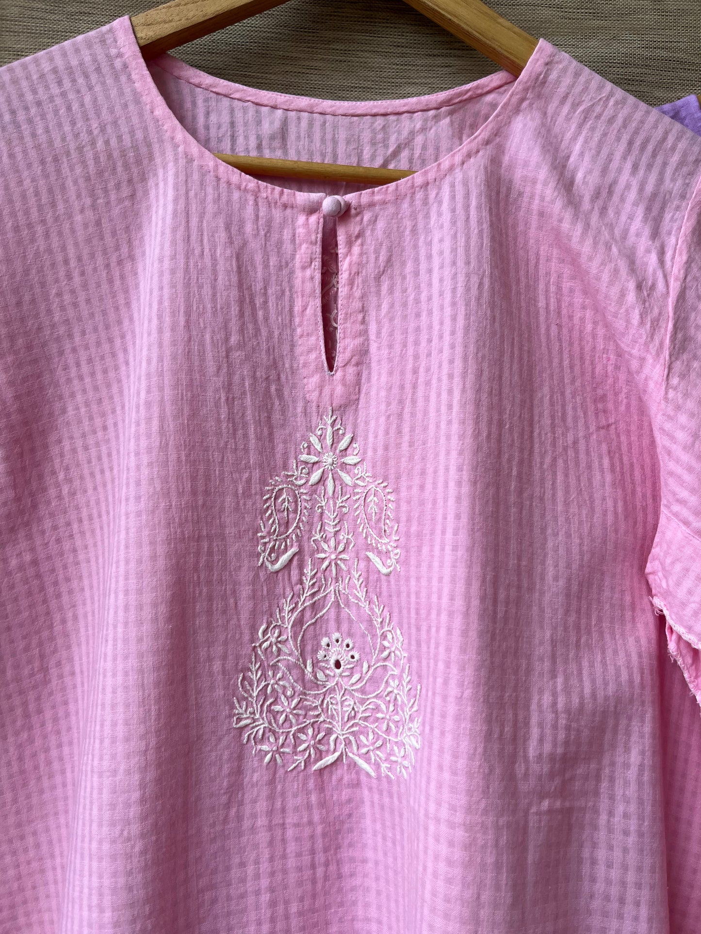 Cotton chikankari kurta