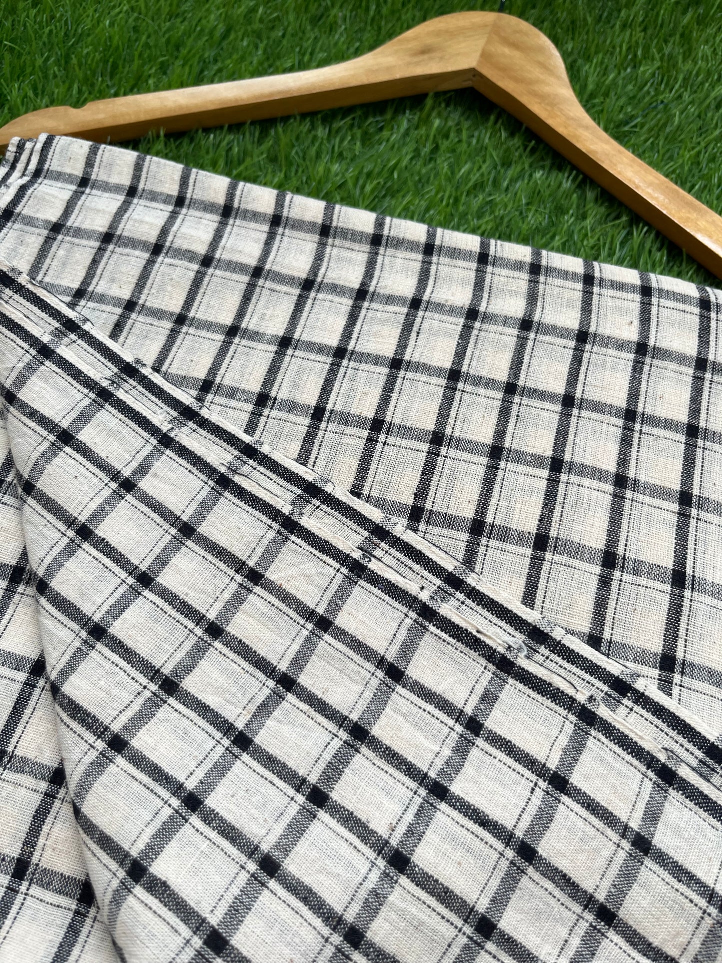 Handwoven organic kala Cotton fabric