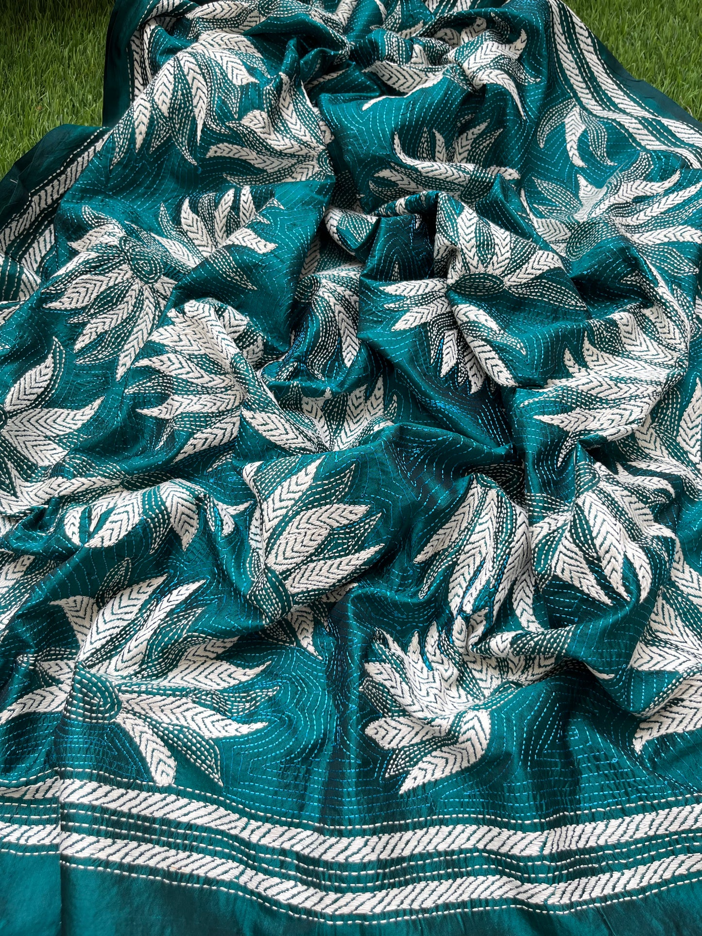 Silk Kantha Dupatta