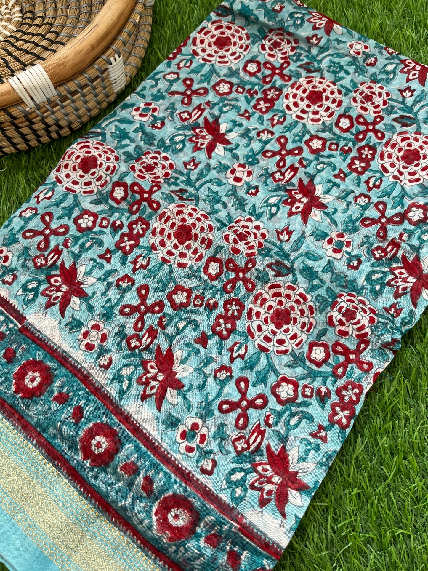 Chanderi kurta fabric