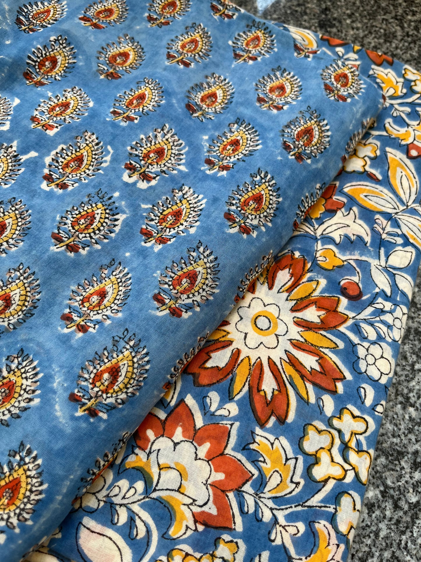 Kurta Bottom Co-Ord Set (Block Print)